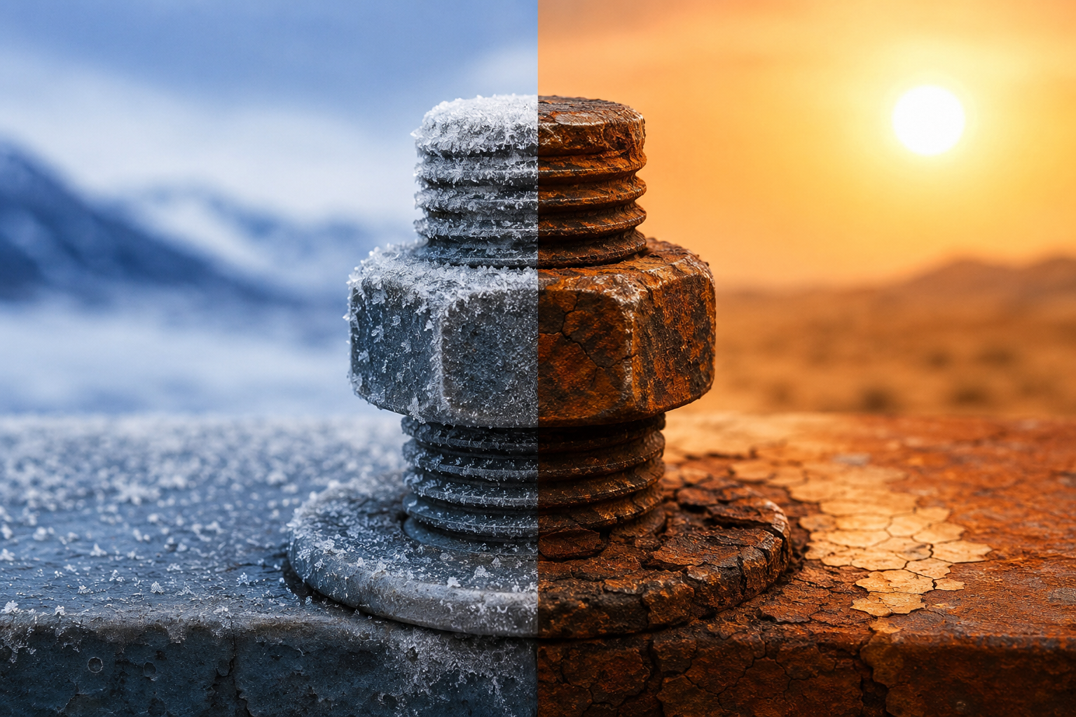 Temperature Extremes and Their Long-Term Impact on Materials