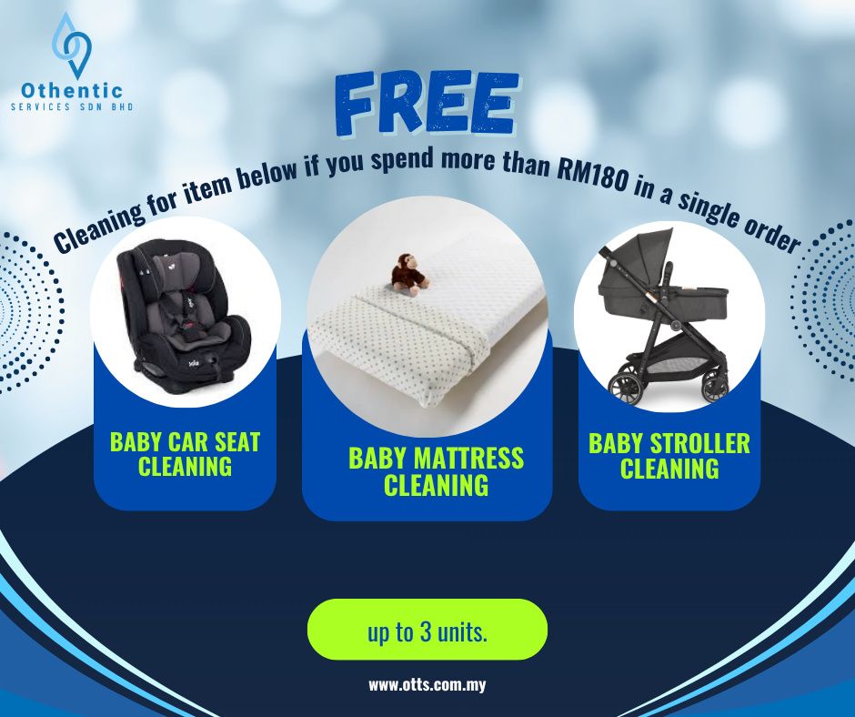 Free Baby Item Cleaning Promo With Selected Cleaning Services