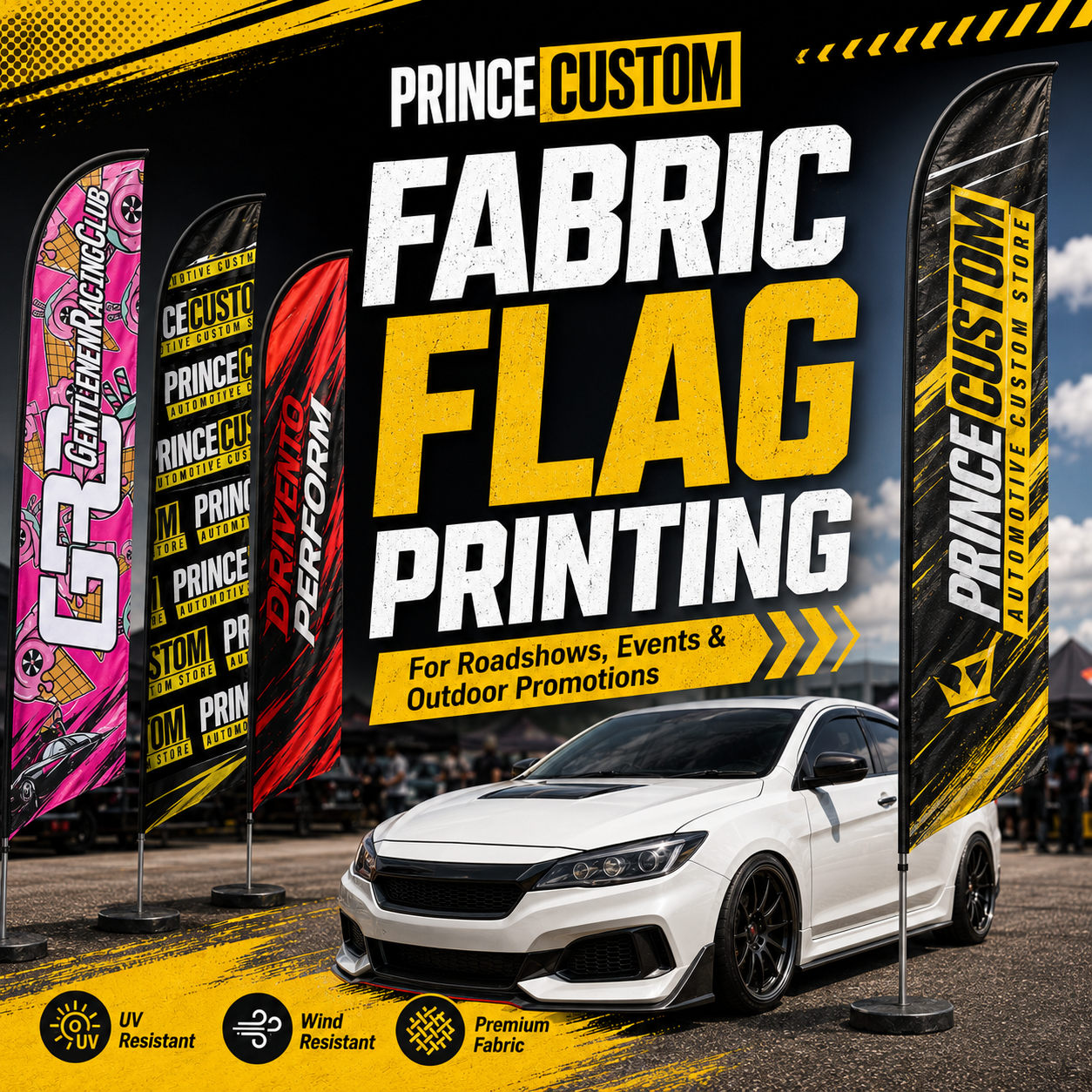 Fabric Flag Printing Malaysia | Roadshow & Outdoor Event Guide