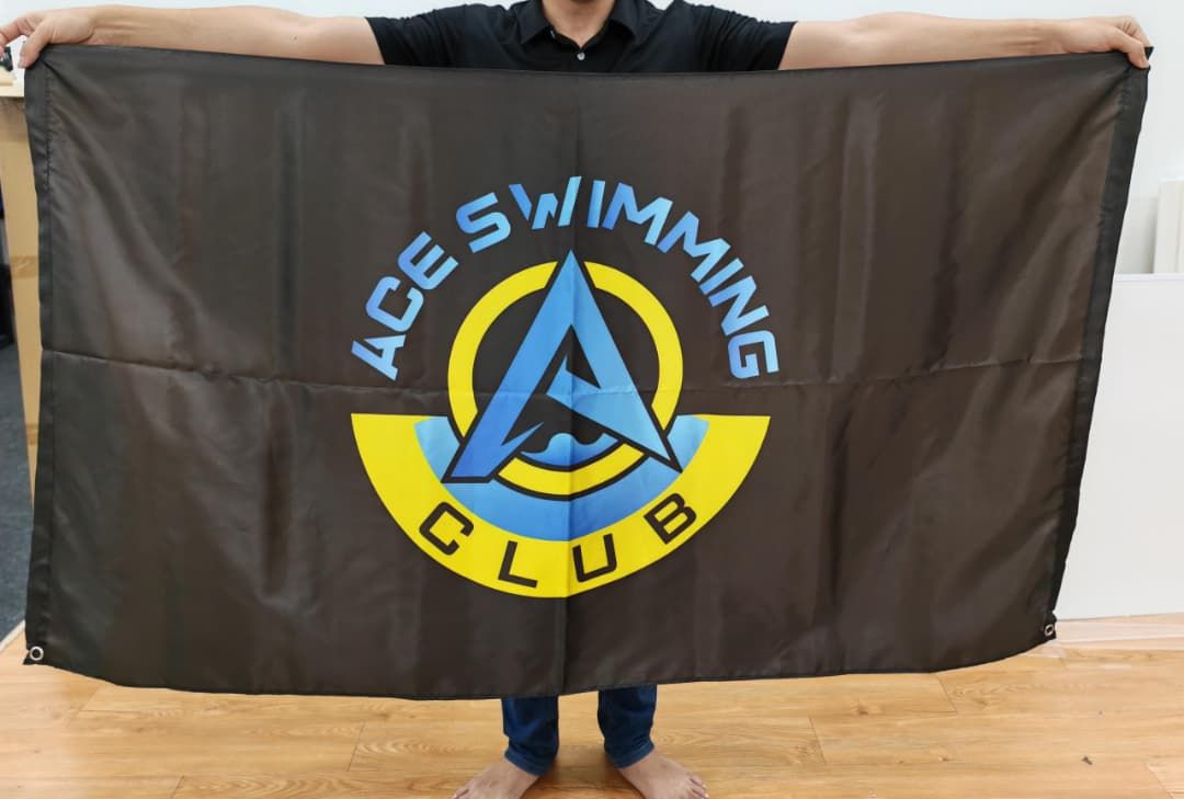 Print Flag Fabric For Swimming Club At Klang Valley, Selangor | Flag Printing | SportsFlag | Sublimation Printing | Event Flag | Swimming Club
