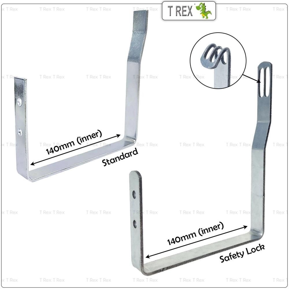 New Upgrade: T Rex Rain Water Gutter Holder Now Available with Safety Lock Feature