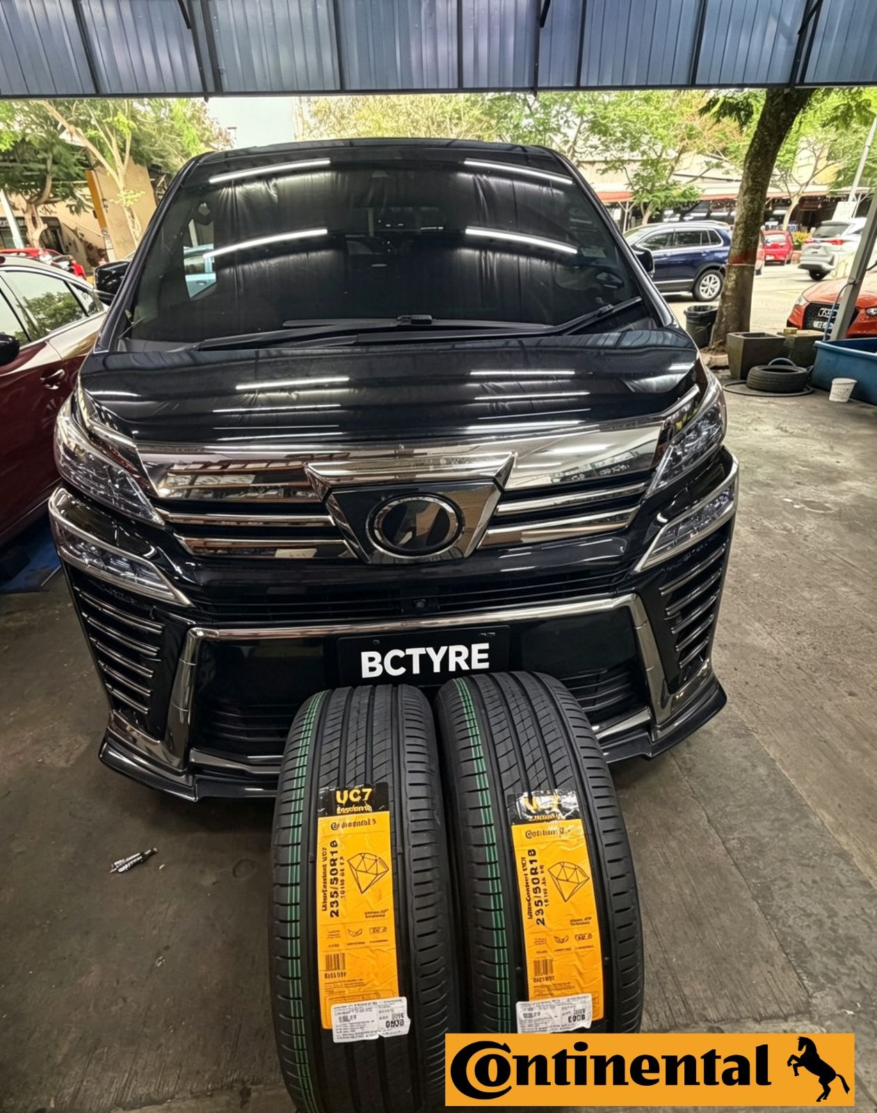 🚘✨ Toyota Vellfire 豪华 MPV 升级新轮胎 🛞 235/50R18 Continental UC7🚗💨_123108072026