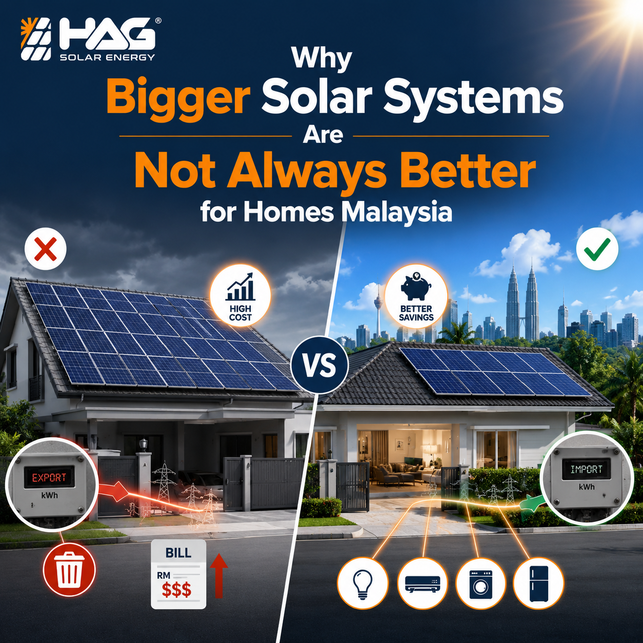 Why Bigger Solar Systems Are Not Always Better For Homes Malaysia