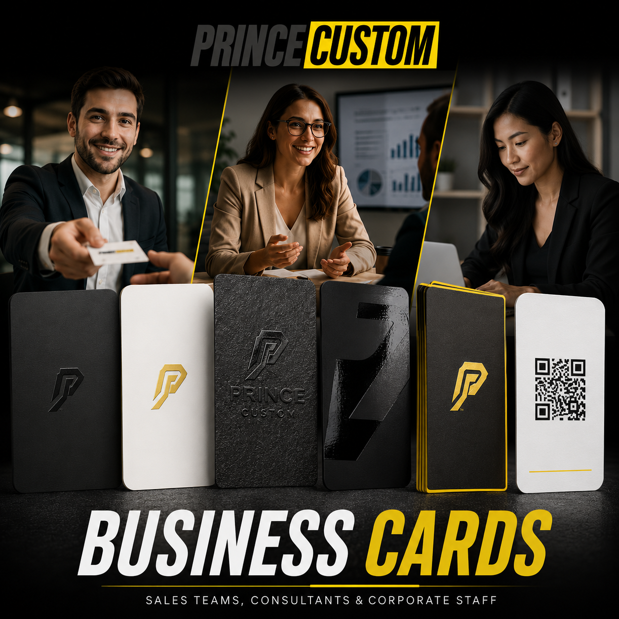 How to Choose Business Cards for Sales Teams, Consultants and Corporate Staff