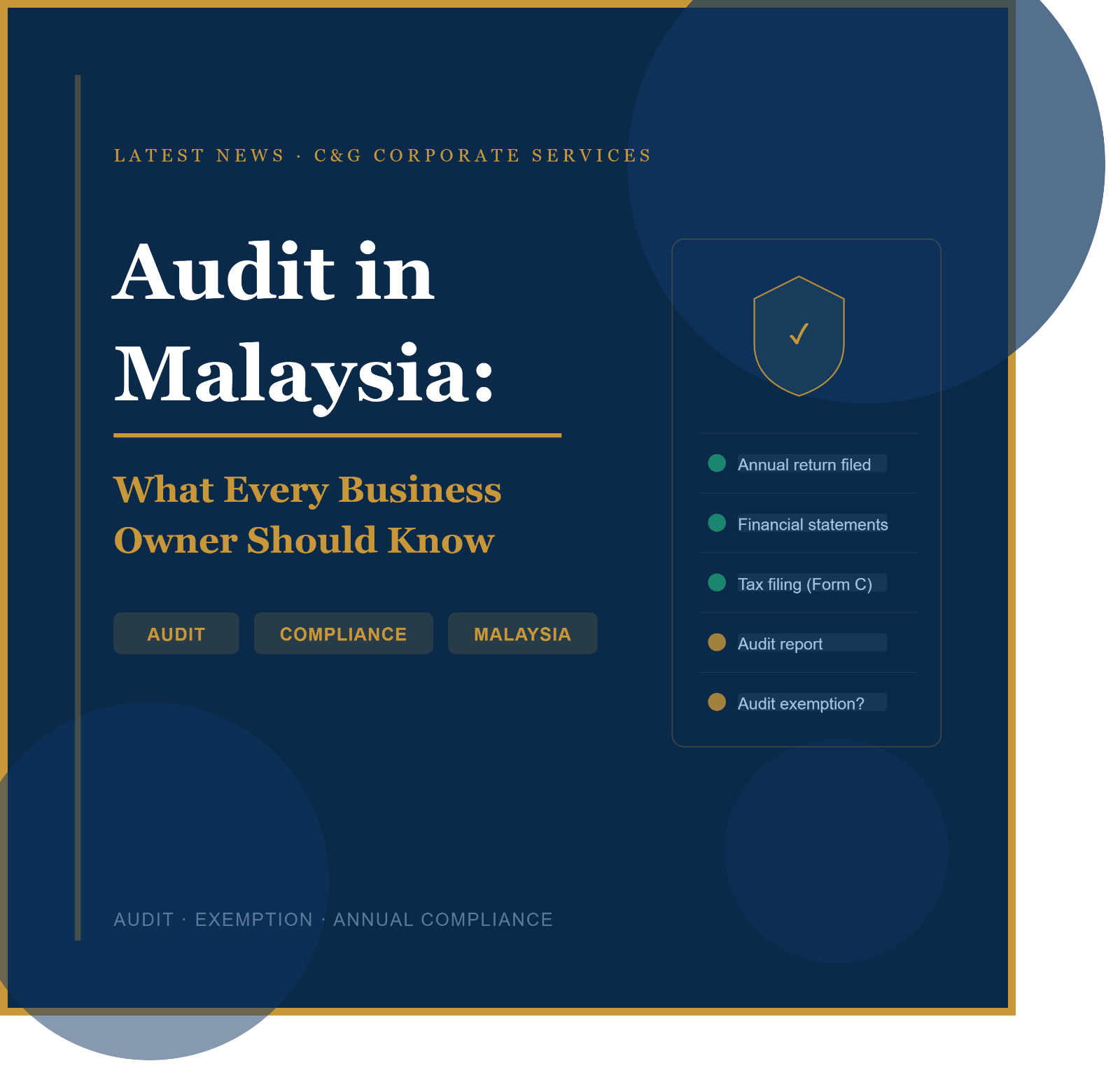 Audit in Malaysia: What Every Business Owner Should Know