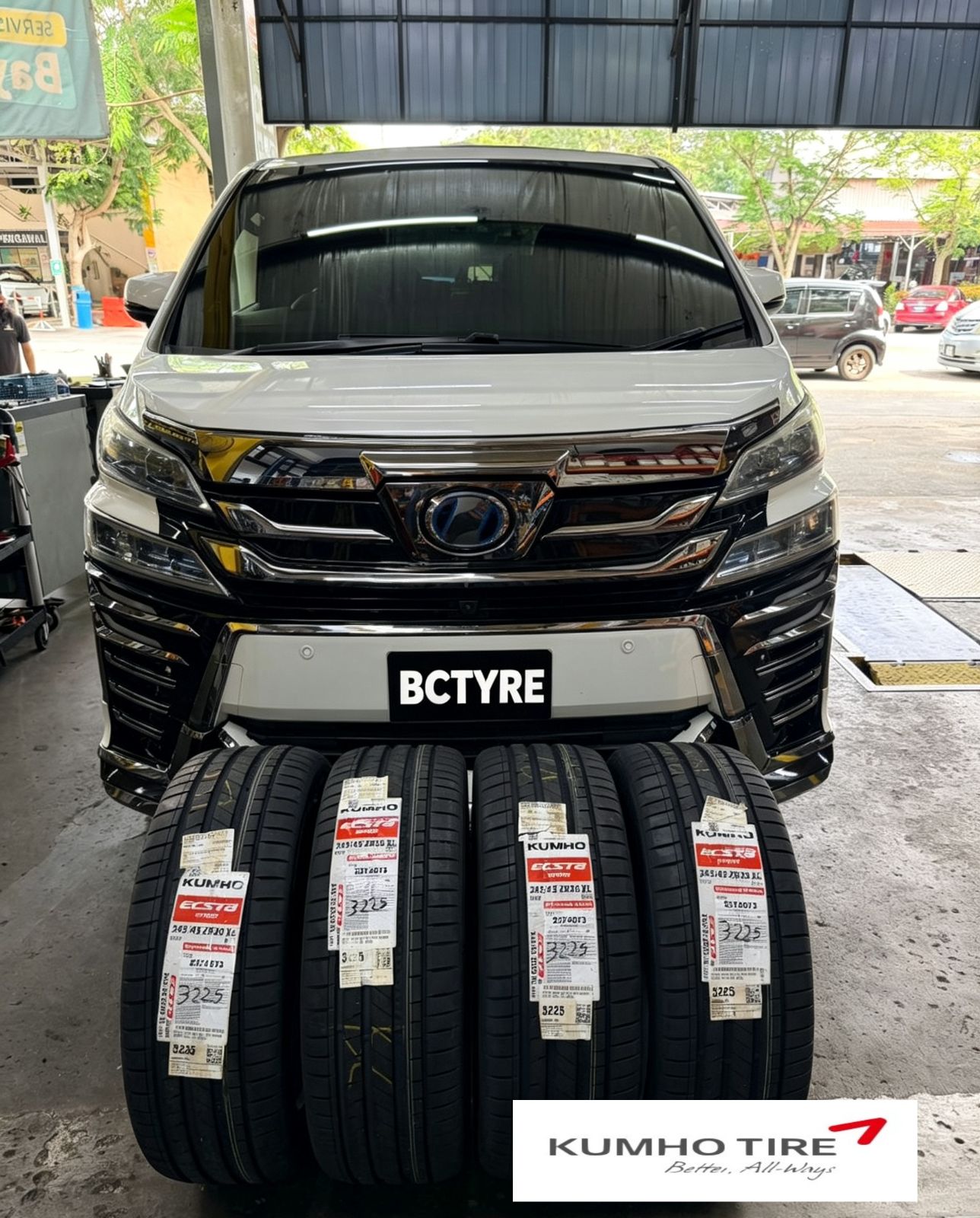 🚗✨ Toyota Vellfire 豪华升级🛞 245/45ZR20 Kumho Ecsta Sport PS72🚗_181408072026