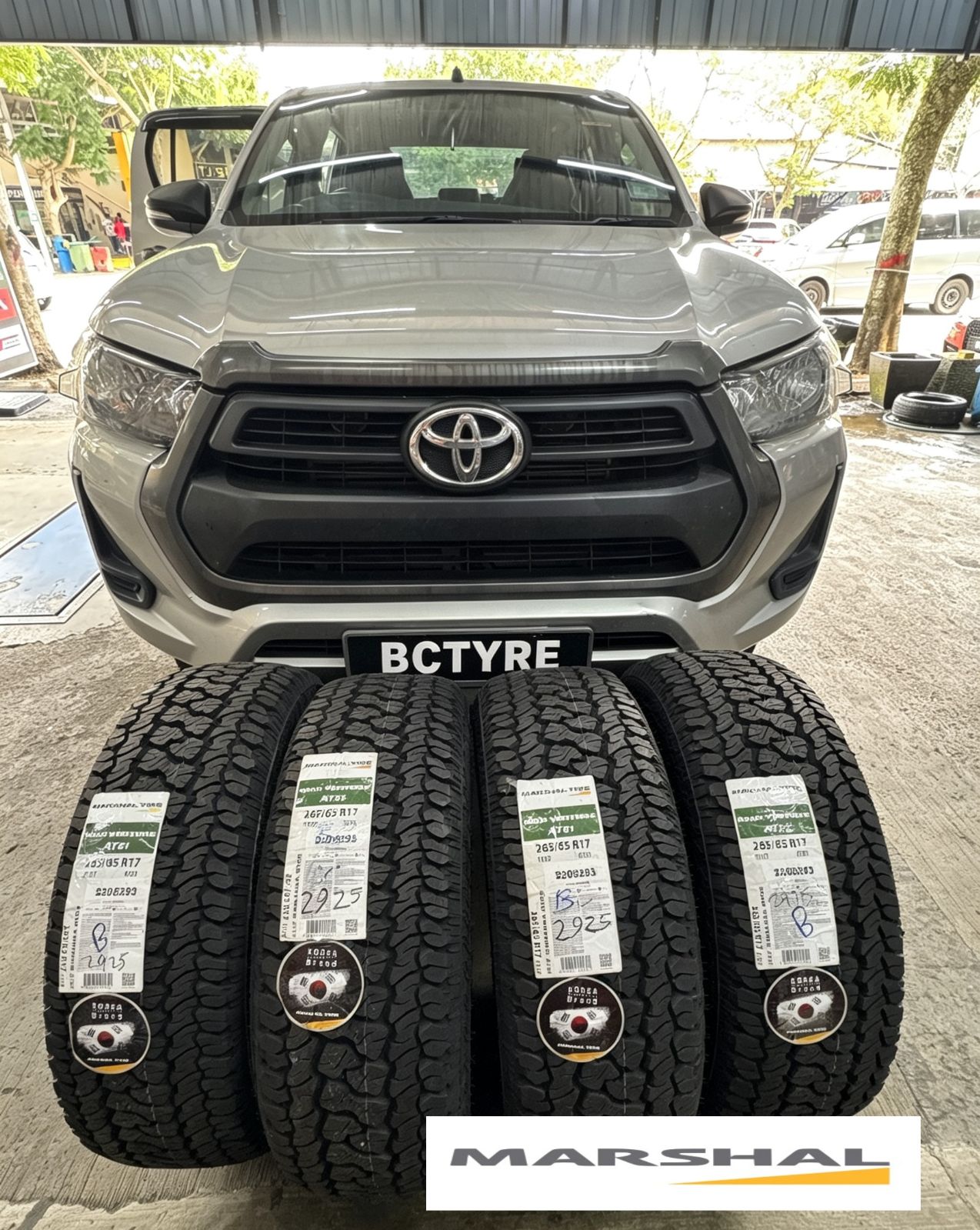 🚙💪 Toyota Hilux 升级 265/65R17 Marshal Road Venture AT51！🙏❤️_212508072026