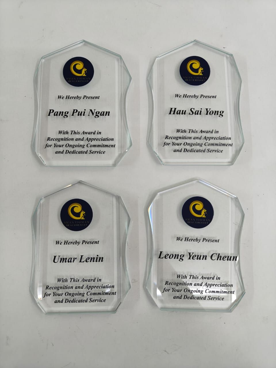 Print UV Crystal Trophy For Awards At Cheras, Selangor | UV Print Service | Custom Trophy | Business Awards | Business Event | Corporate Gifts