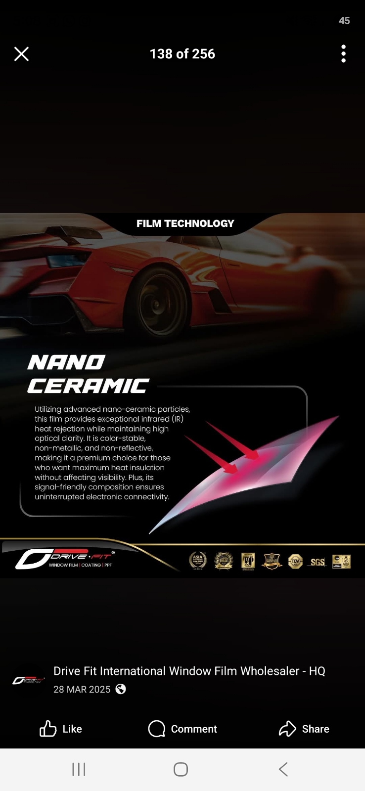 DriveFit Window Film (Nano Ceramic )