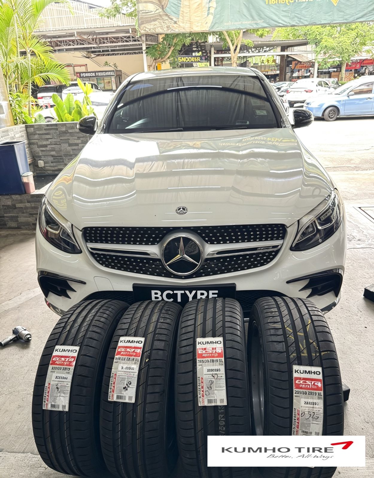 🚘✨ Mercedes-Benz GLC Coupé 换上全新 ✅ 前轮 235/55ZR19✅ 后轮 255/50ZR19Kumho Ecsta PS71 SUV！ ✨🚘_201909072026