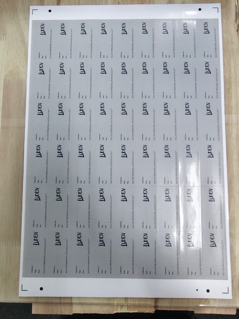 Logo Sticker Printing For Product Labels At Kepong, KL | Lebel Sticker | Luden White PP Sticker | Packaging Sticker | Retail Sticker | Waterproof Sticker | Tear Resistant