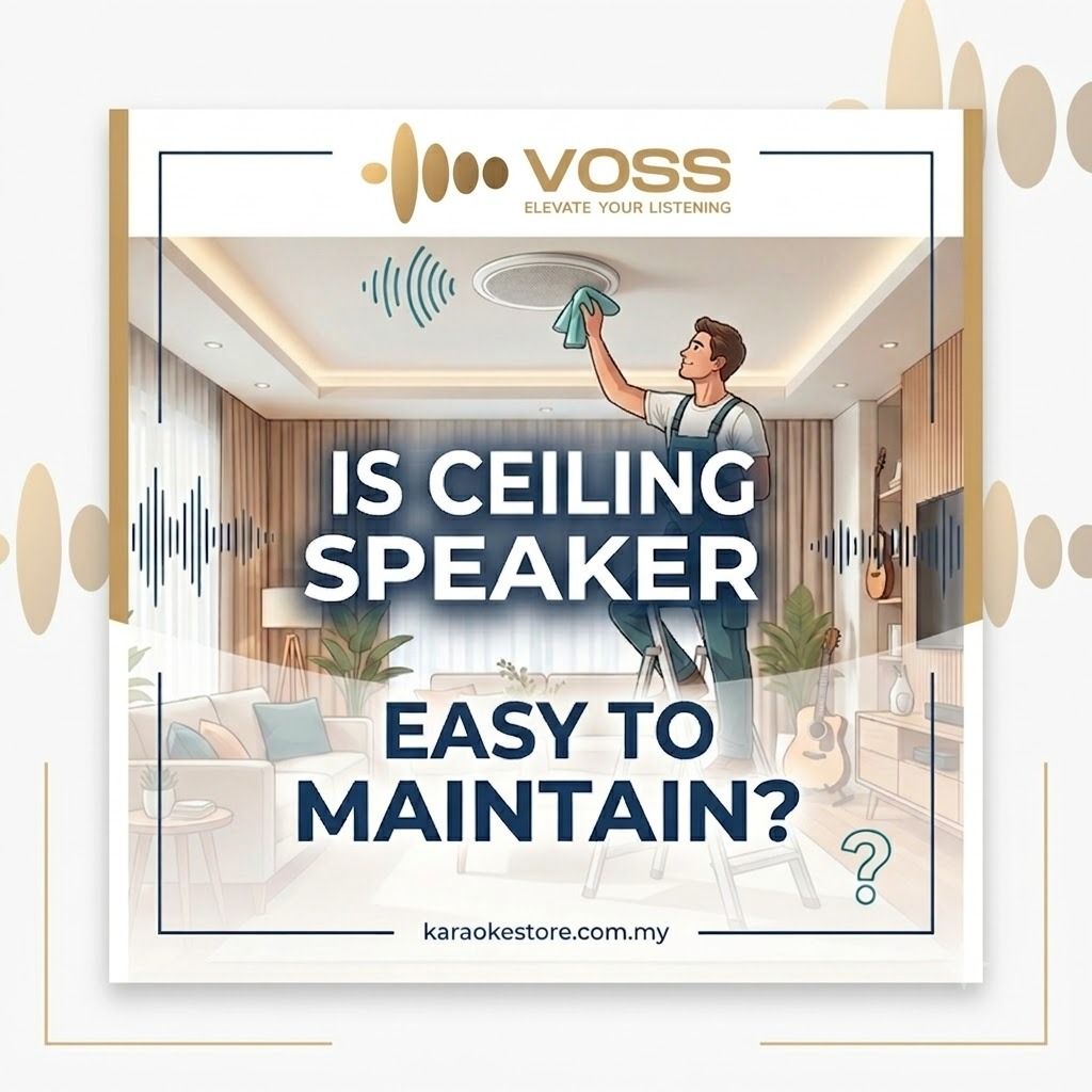 Is ceiling speaker easy to maintain?
