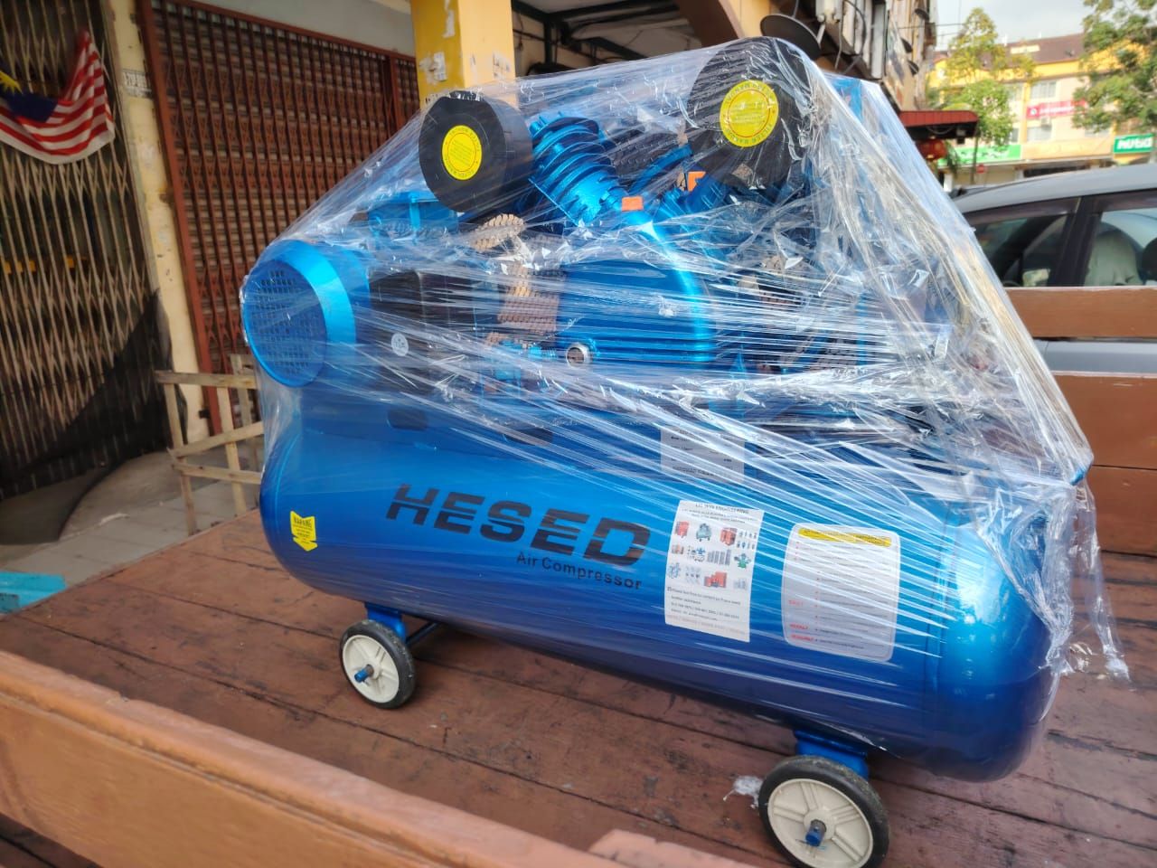 Thanks customer support 🙏🔧 ➡️Hanomag Piston Air Compressor  5HP 
