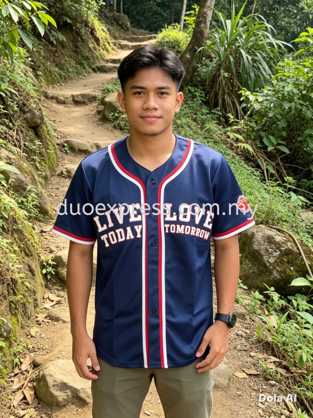 Custom Print Baseball Jersey