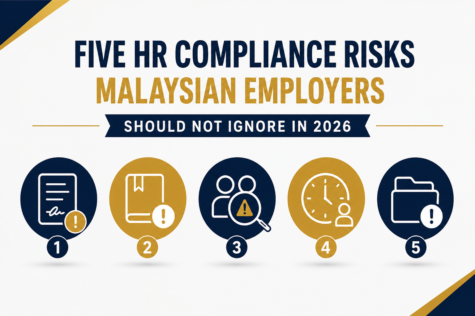 Five HR Compliance Risks Malaysian Employers Should Not Ignore in 2026