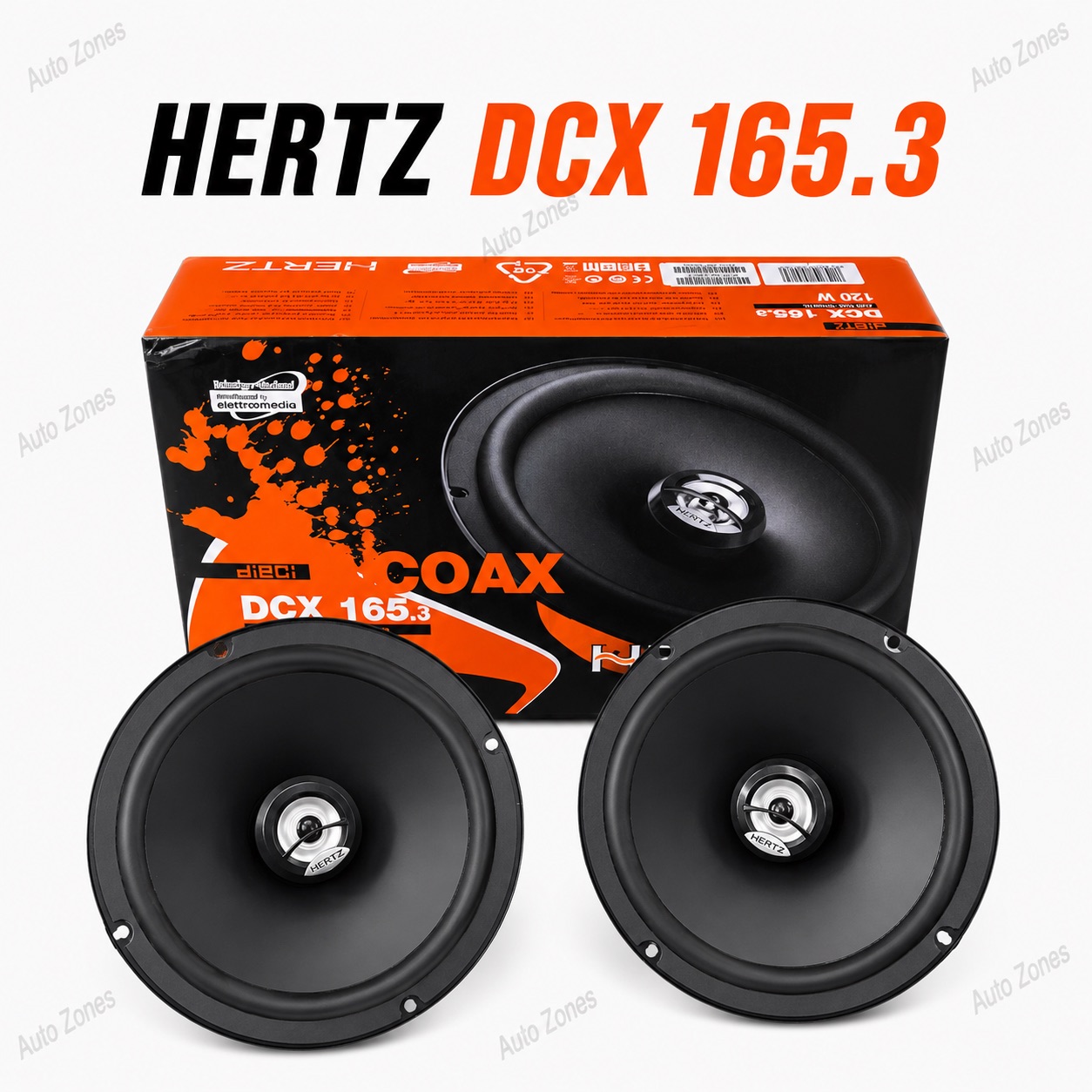 Hertz DCX 165.3 6.5" 2-Way Coaxial Car Speakers | Premium Hi-Fi Car Audio Speaker | High Performance Sound Upgrade | Best Value Car Speaker Malaysia