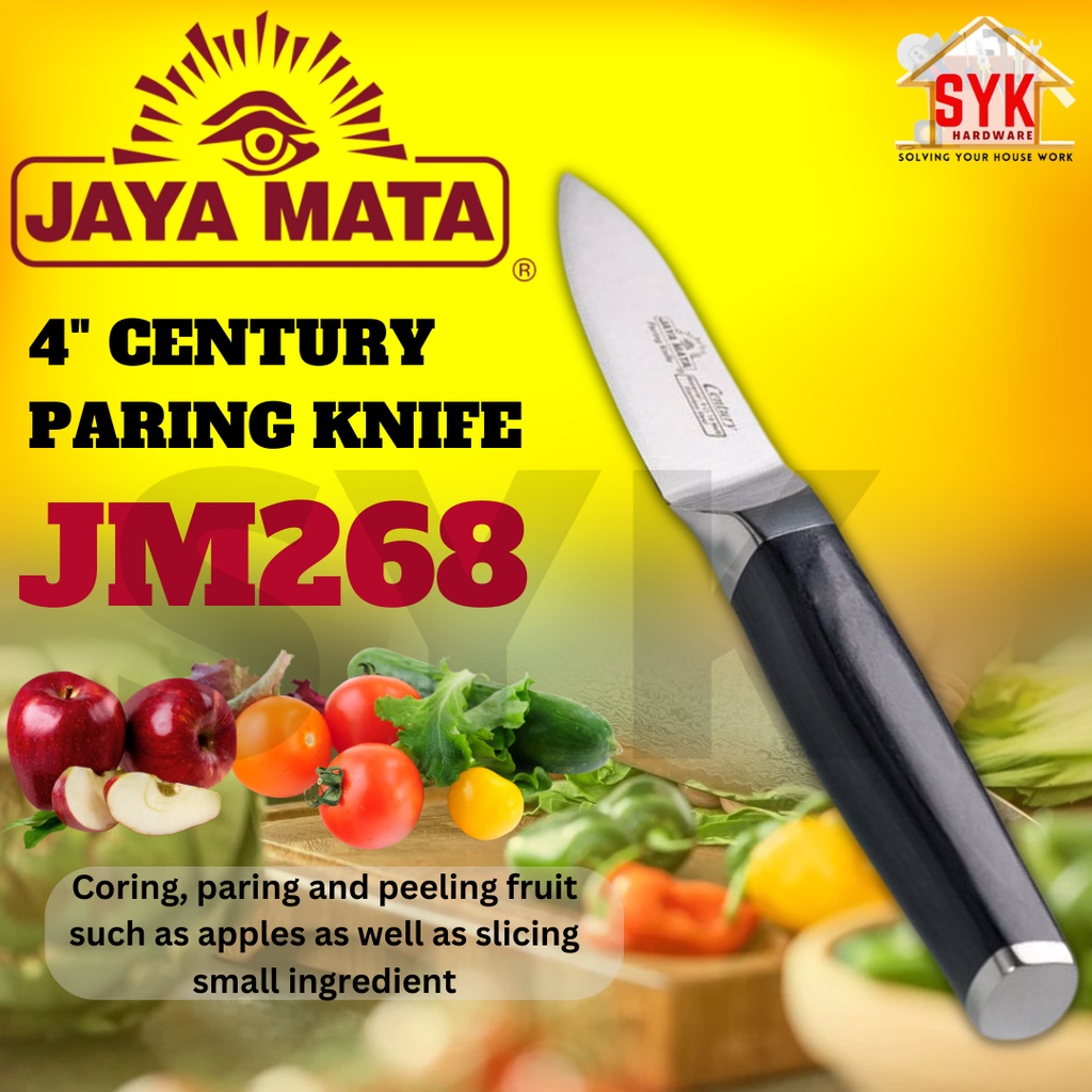 SYK Jaya Mata JM268 4 Inch Century Series Paring Knife Kitchen Tools Kitchen Knife Fruit Vegetable Pisau Dapur