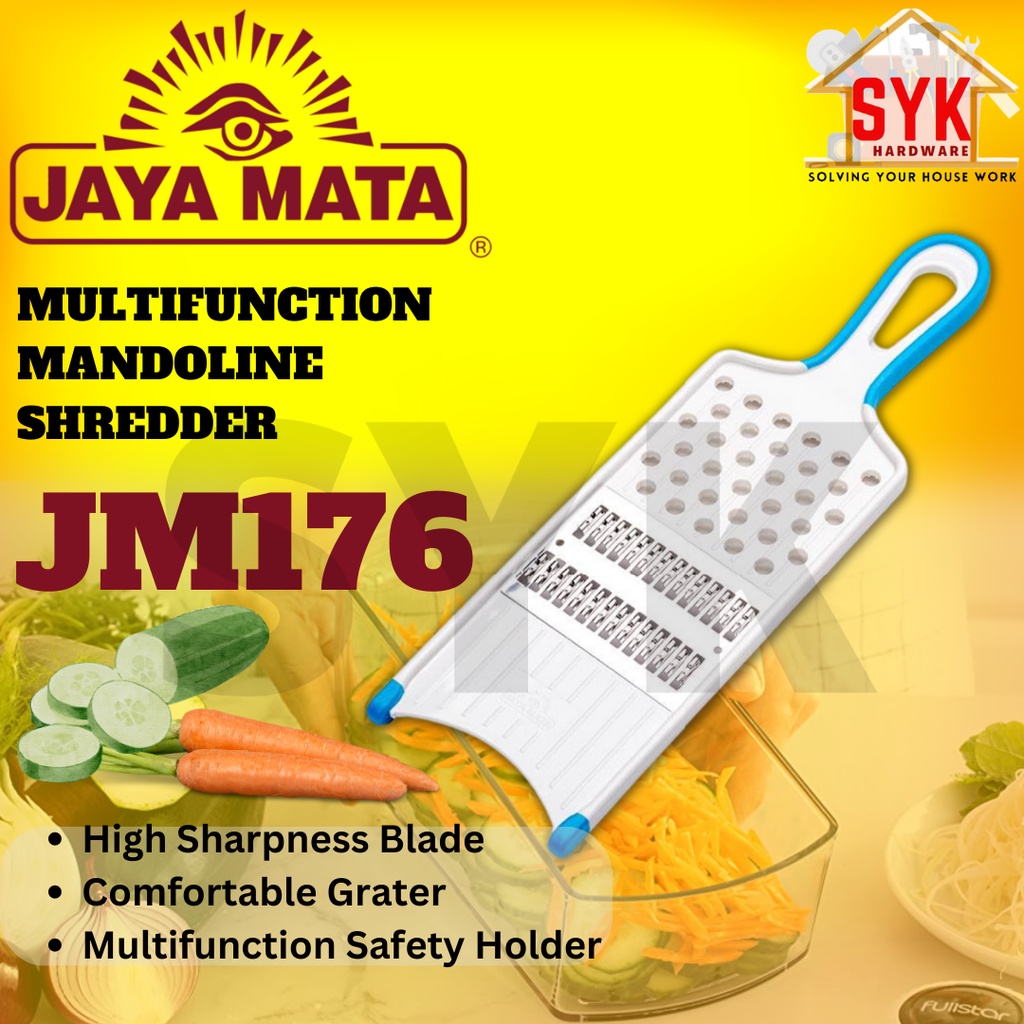 SYK Jaya Mata JM176 Multifunction Mandoline Shredder Cutter Vegetable Fruit Slicer Pemotong Sayuran Buah