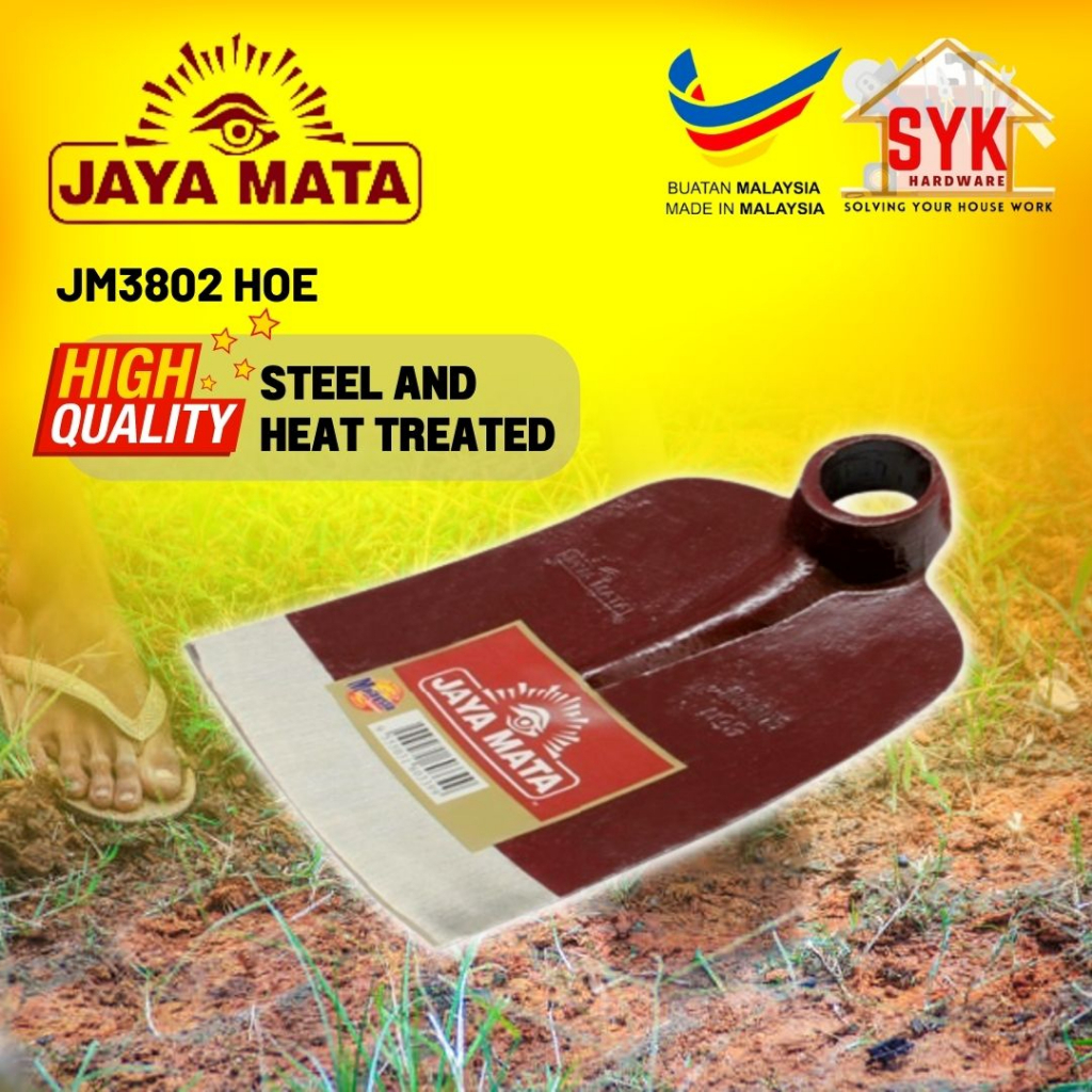 SYK JAYA MATA JM3802 Garden Hoe Outdoor Gardening Tools Cangkul Rumput Merumput Raking Pertanian