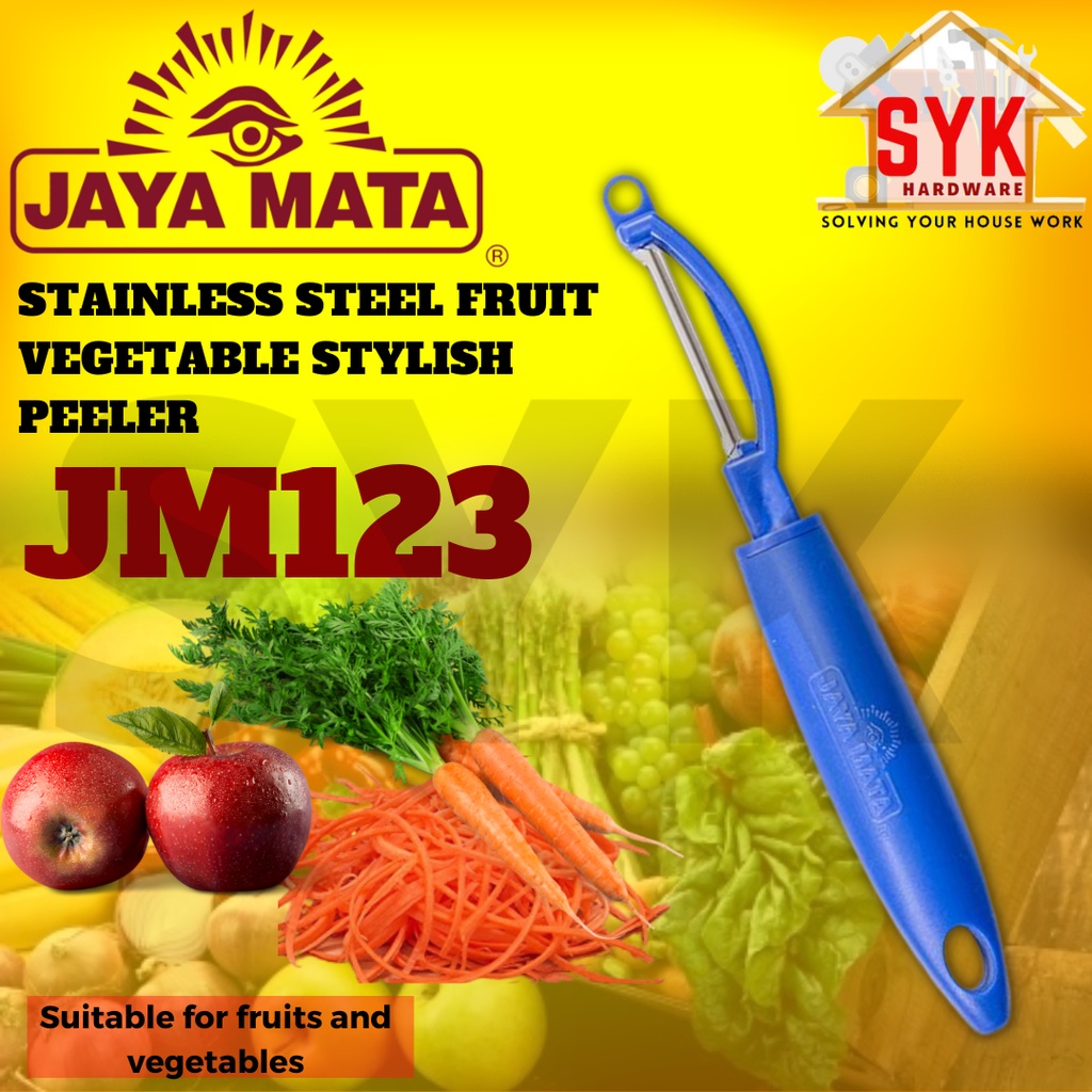 SYK Jaya Mata JM123 Stylish Peeler Stainless Steel Peeler Fruit Vegetable Peeler Pengupas Kulit Buah Sayuran