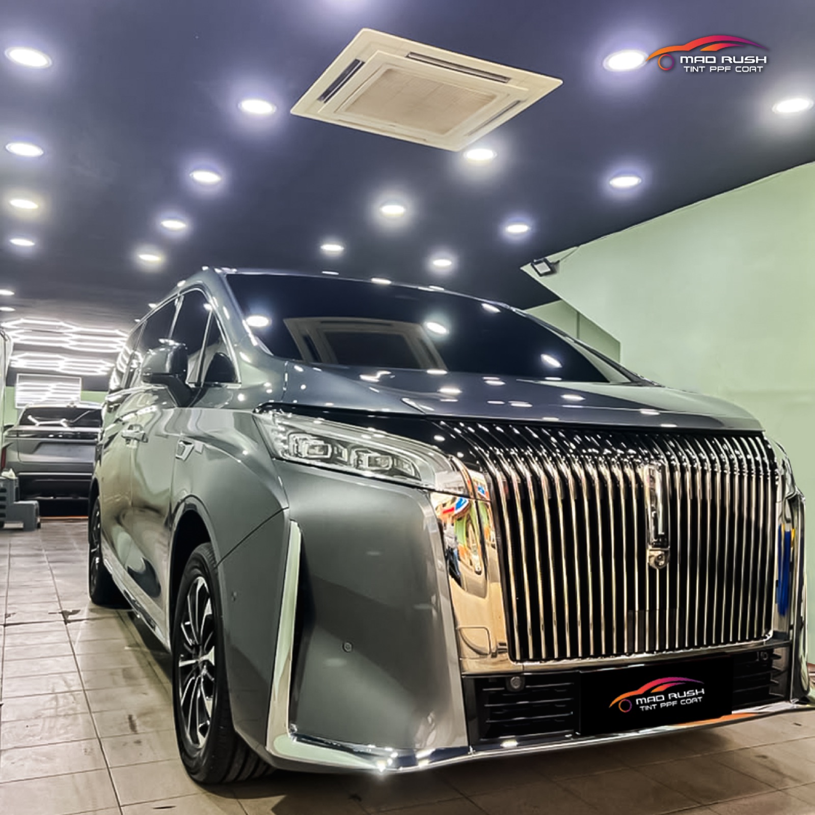 GWM WEY G9 Full Front PPF, 9H Ceramic Coating & 6 Layer Sputter Window Tint in Salak Selatan