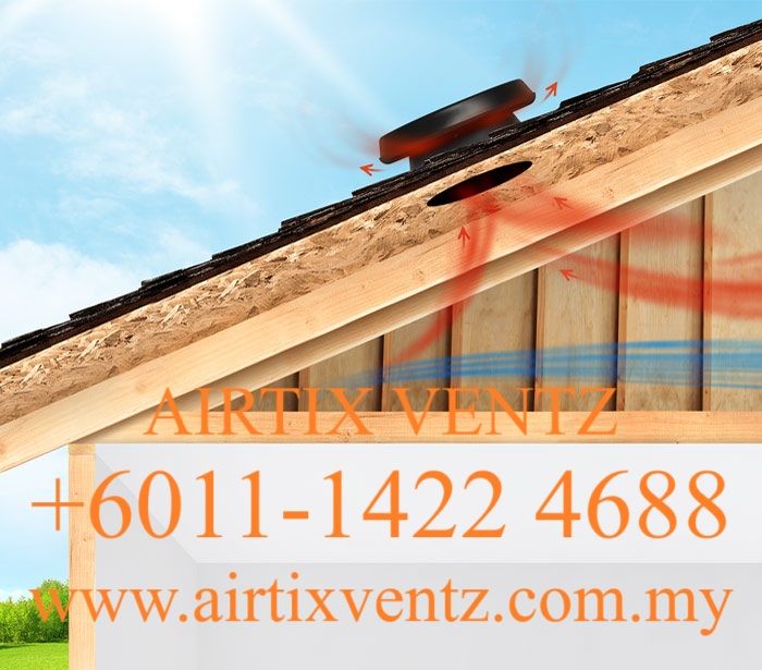 BUY 2x MY-SOLAR Solar Powered Ventilator, FREE 1x Stainless Steel Wind Turbine Ventilator SS-24 @ KL / KUALA LUMPUR, TAMAN DUTA