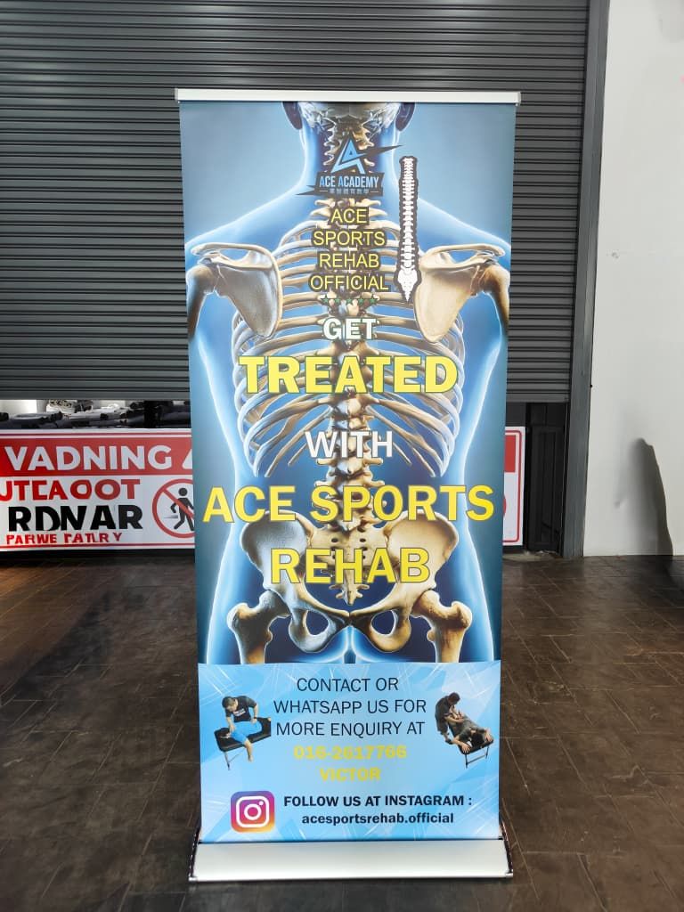 Print Luxury Roll Up Stand for Sports Rehab Official at Bukit jalil, KL |  Premium Roll Up | Branding | Brand Display | Indoor Display | Indoor Stand