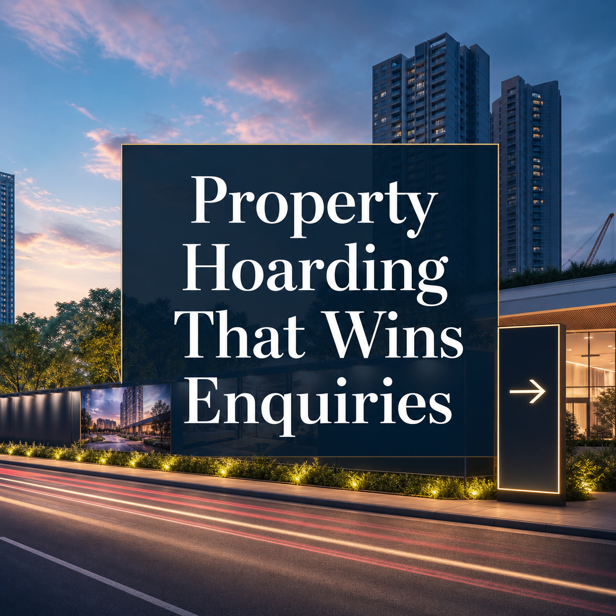 How Property Hoarding Signage In Malaysia Turns Passing Traffic Into Enquiries