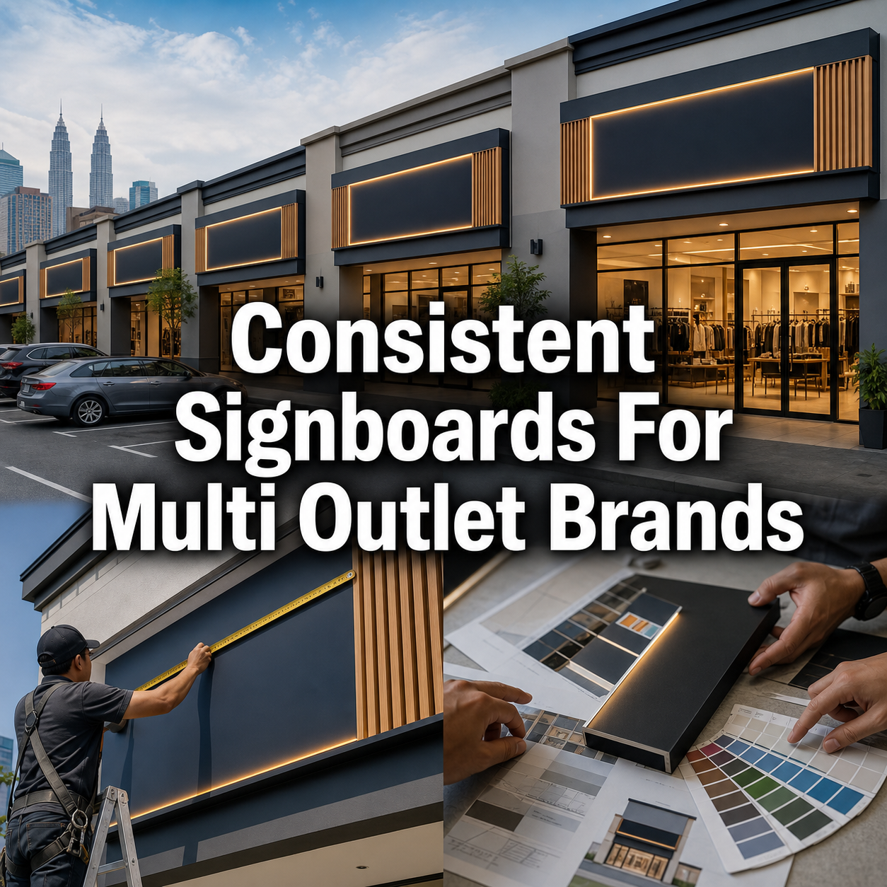 Consistent Signboards For Multi Outlet Brands In Malaysia
