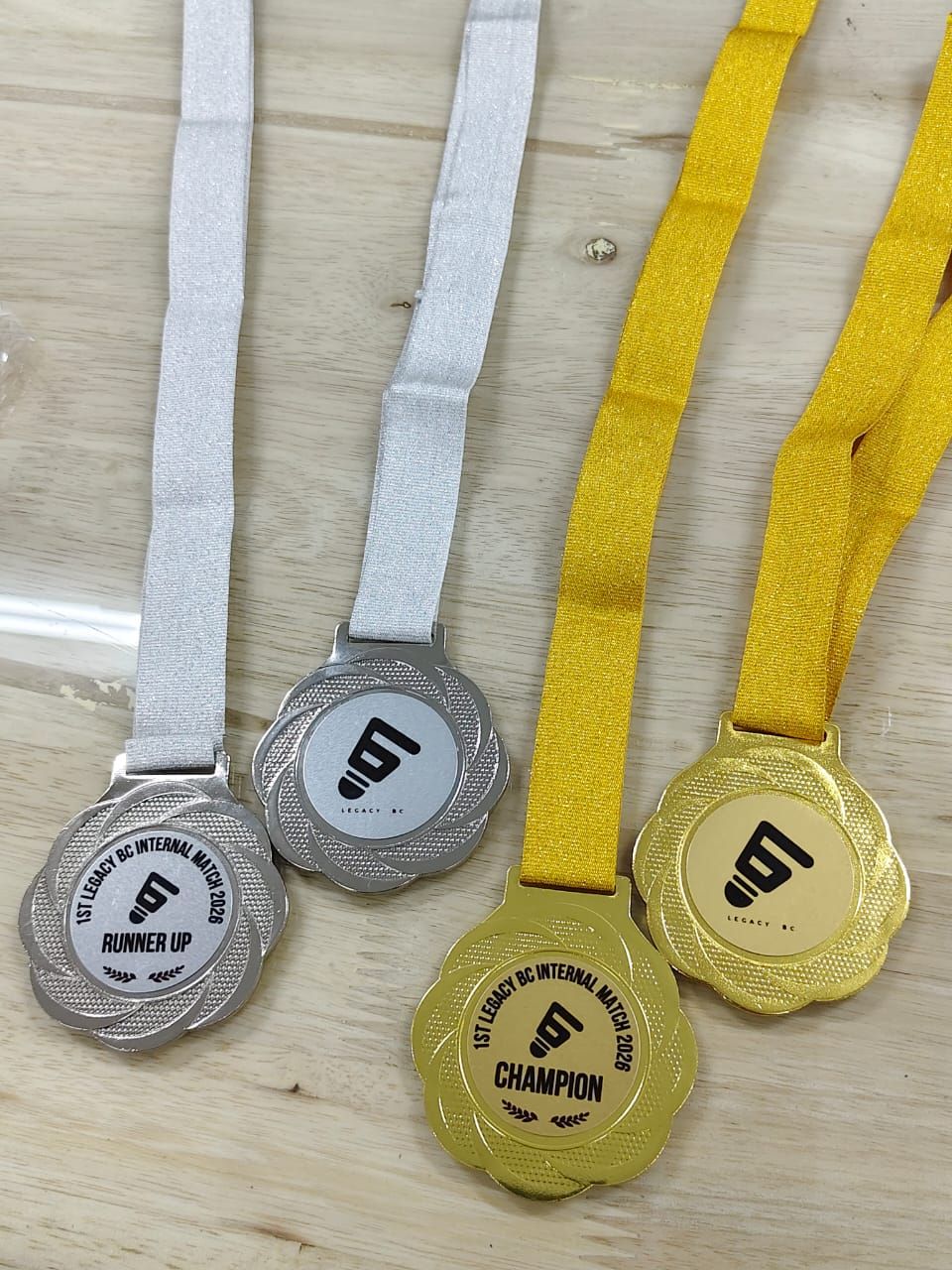 Custom Metal Medal for Badminton Tournament at Puchong, Selangor | Sports Medal | Award Medal | Badminton Club | SportsAwards