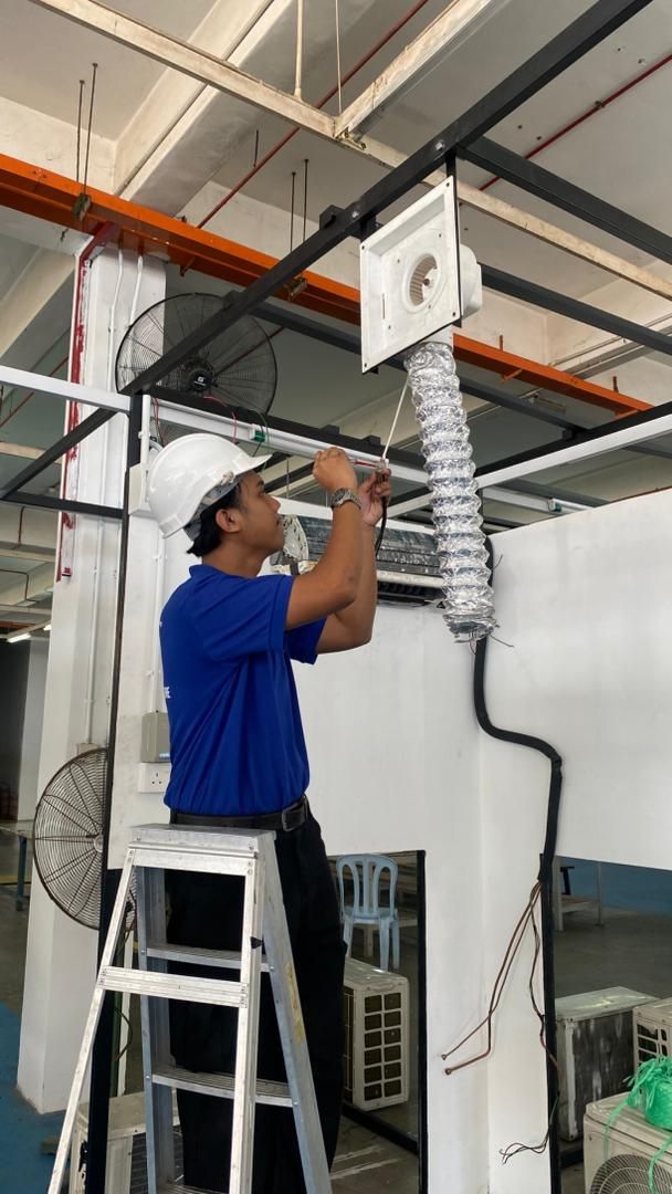 Hands-on practical session on exhaust fan installation