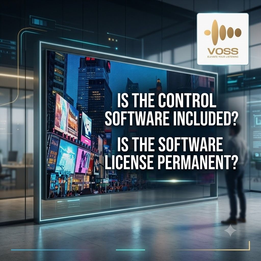 Is the control software included? Is the software license permanent?
