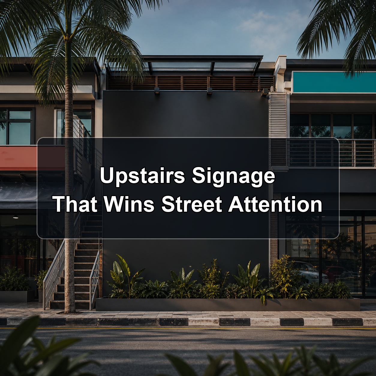 Upstairs Shop Signage in Malaysia: Helping Second-Floor Businesses Get Seen