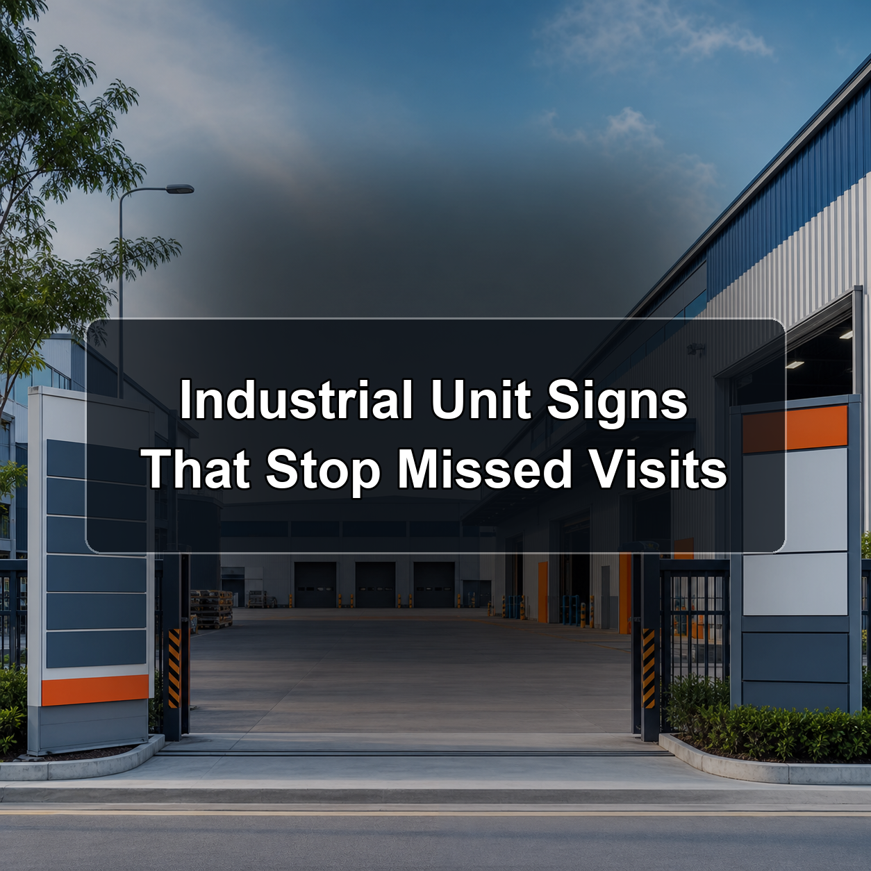 Industrial Unit Number Signage in Malaysia That Prevents Missed Visits