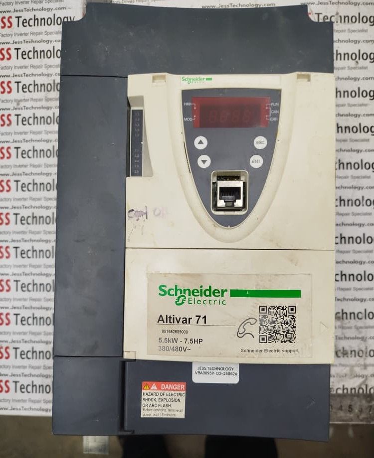 Repair  SCHNEIDER INVERTER ATV71HU55N4Z383 MALAYSIA, SINGAPORE, THAILAND, VIETNAM, INDONESIA