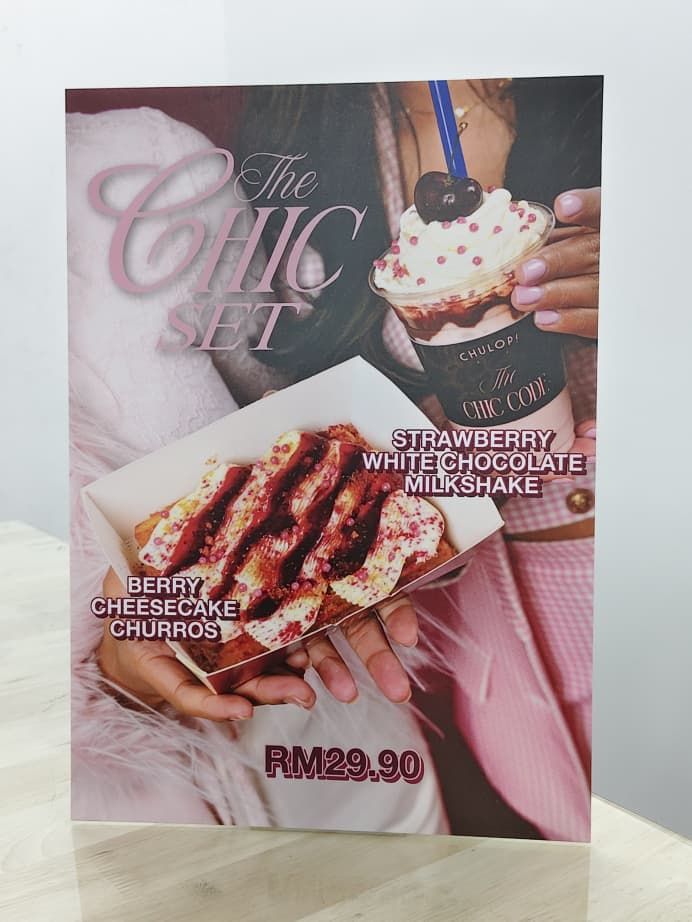 Print A3 Foam Board for Retail Display at TRX , KL | Retail Promotion Sign | Advertising Display | Foam Board Poster | Product Display | Promotion Display | Reception Counter | Cafe Counter Display 