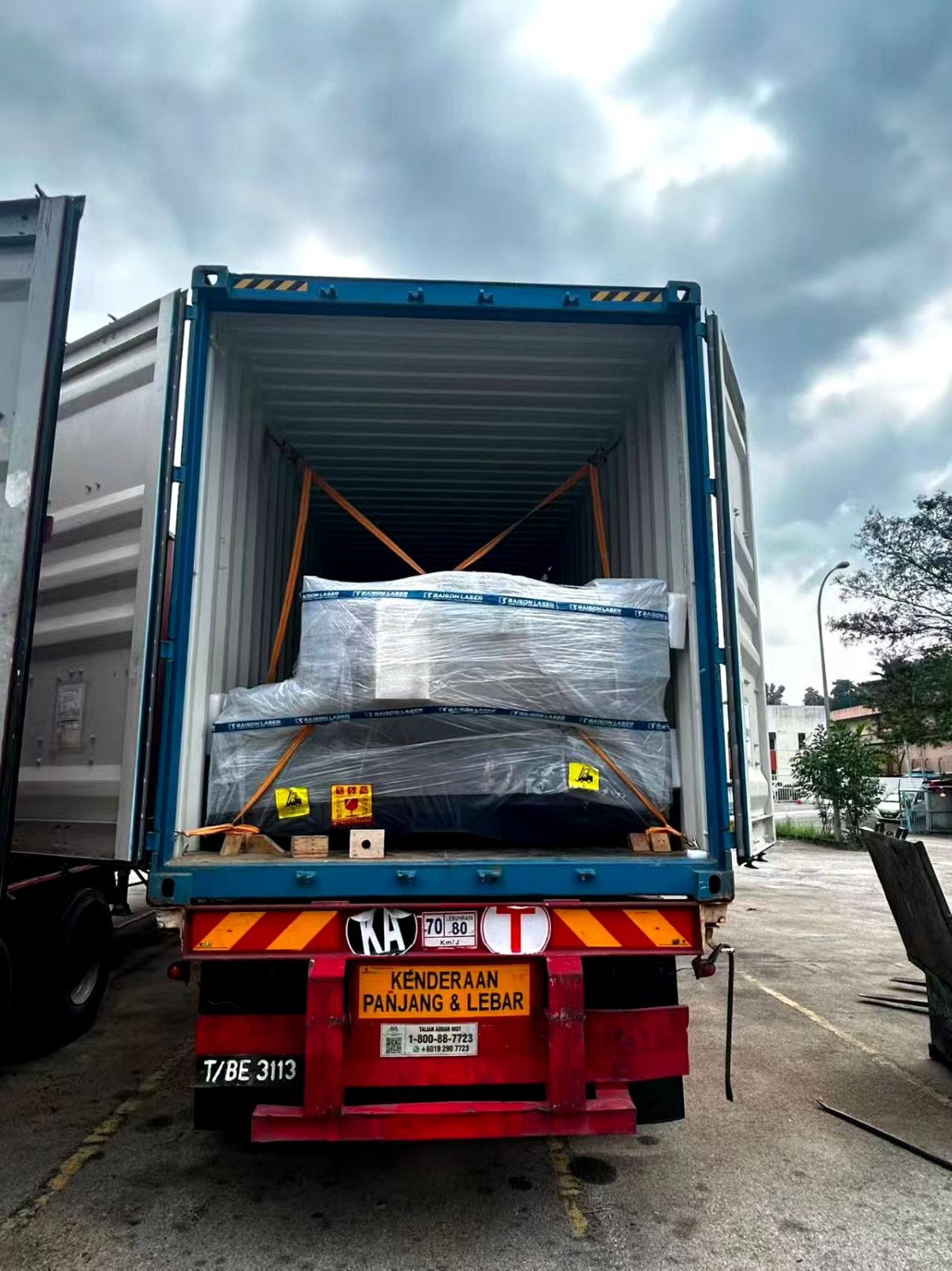 13 Meter 30kW Fiber Laser Cutting Machine Delivered in Malaysia | High-Power Sheet Metal Cutting Solution