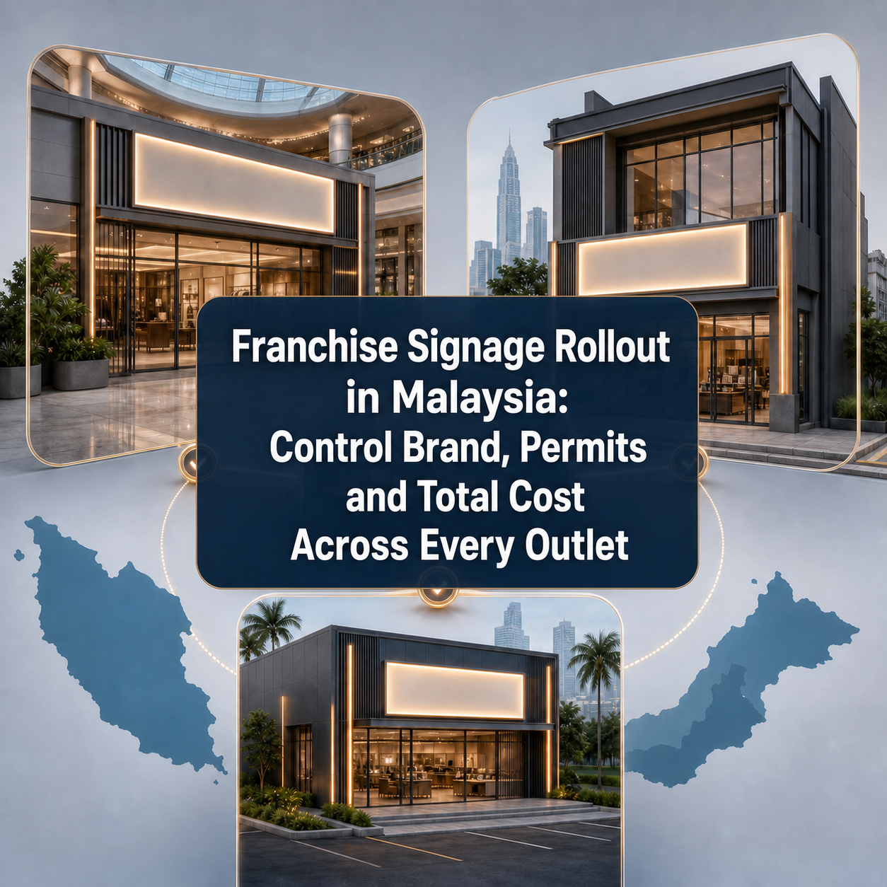 Franchise Signage Rollout in Malaysia: Control Brand, Permits and Total Cost Across Every Outlet