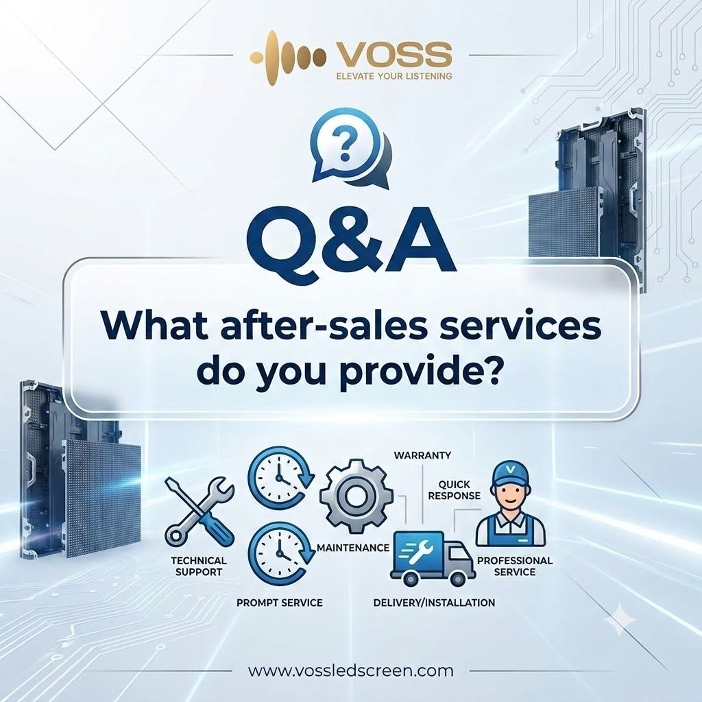 What after-sales services do you provide?
