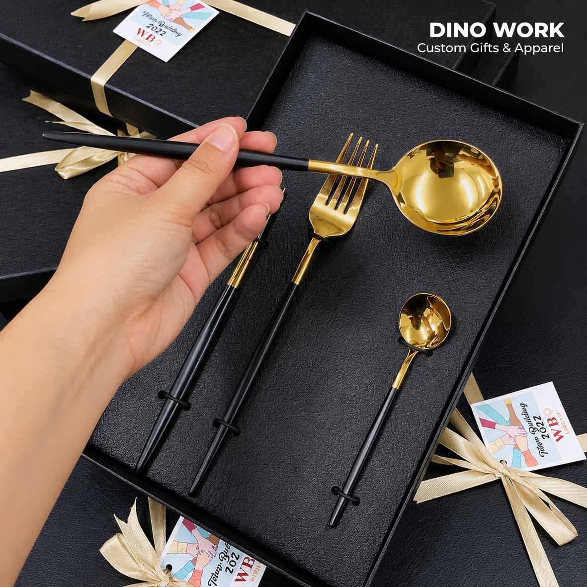 Team Building Gift Set Case Study – Premium Cutlery Gift Set for WB Group