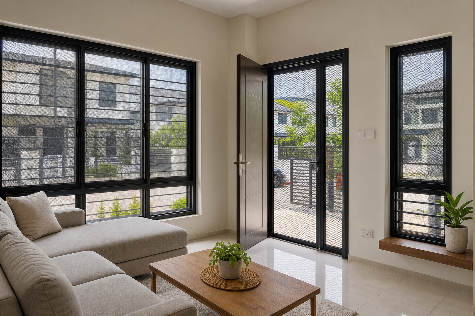 Security Mesh Window in Selangor for Terrace House Renovation and Safer Ventilation