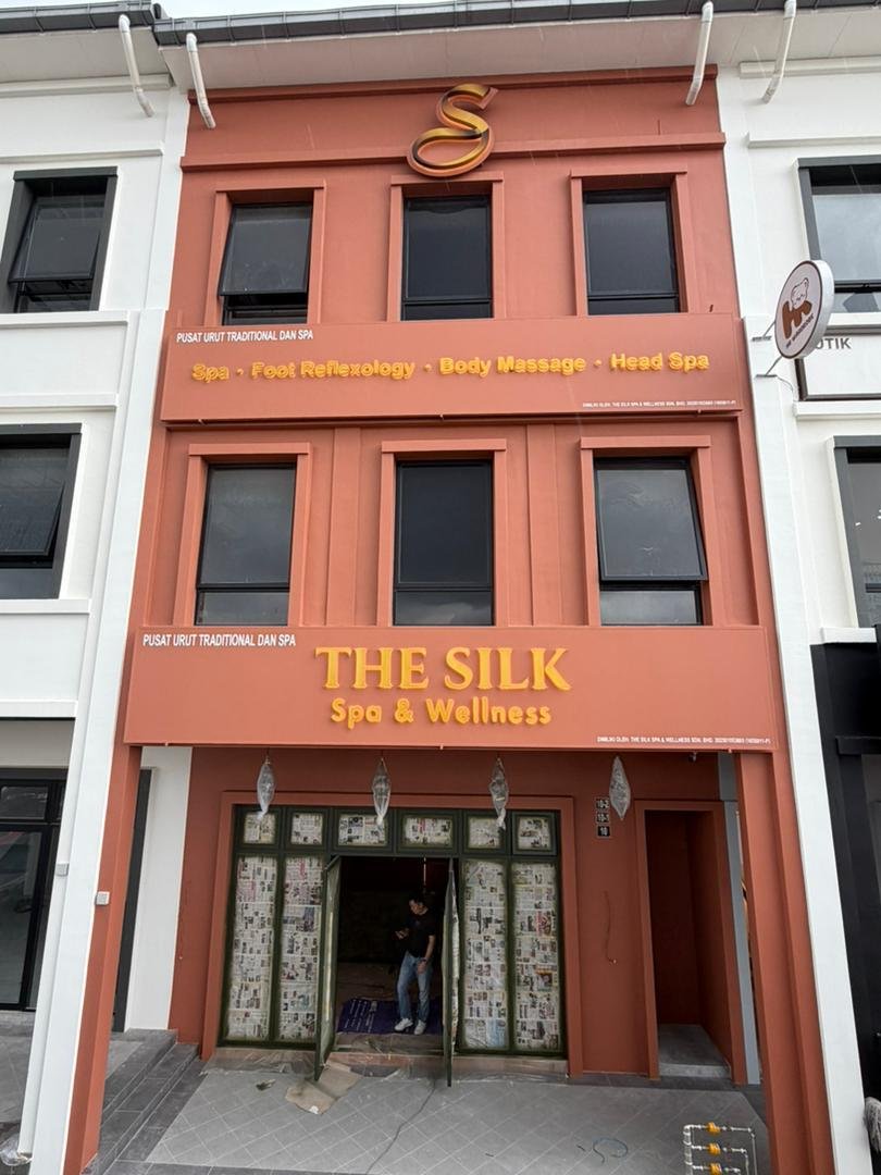 Signboard- 3D lettering aluminium box up with LED light