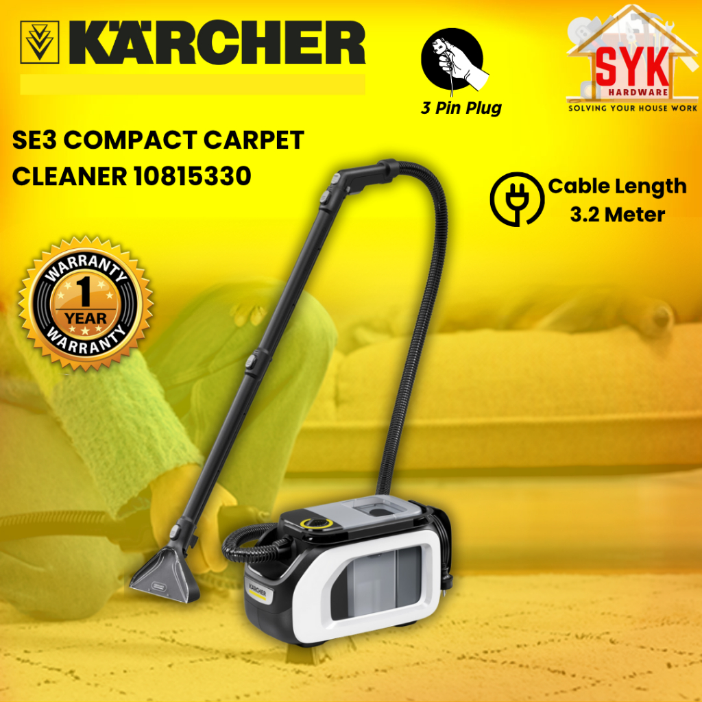 SYK Karcher SE3 Compact Home Floor Upholstery Carpet Cleaner Home Appliances Pembersih Karpet 10815330