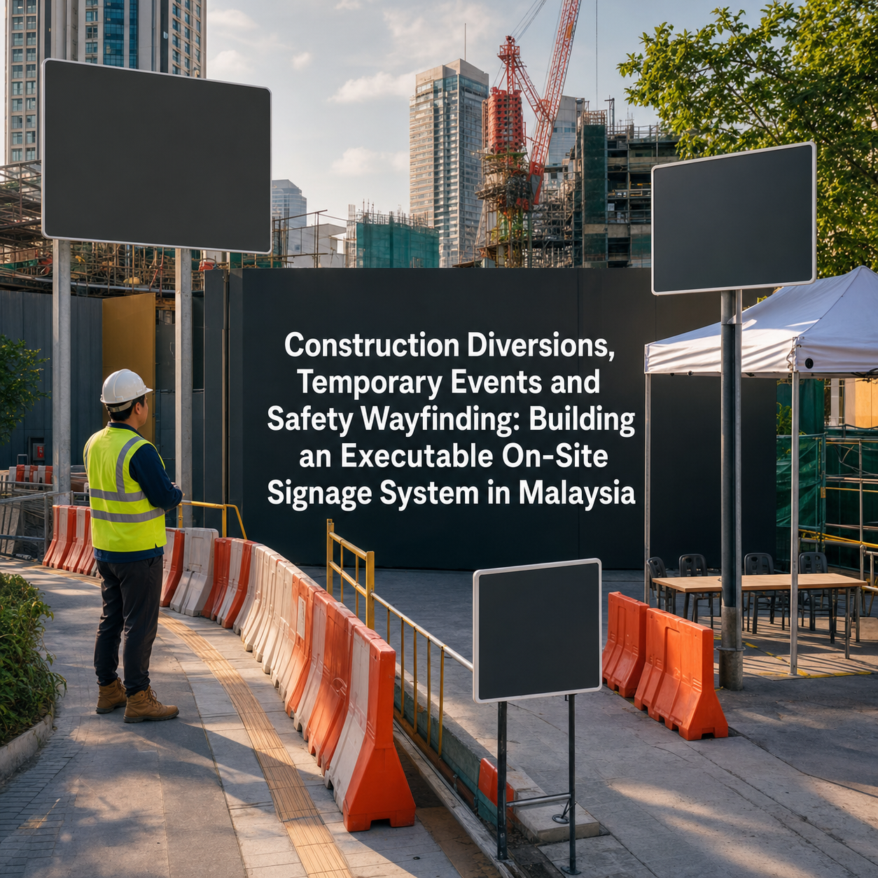 Construction Diversions, Temporary Events and Safety Wayfinding: Building an Executable On-Site Signage System in Malaysia