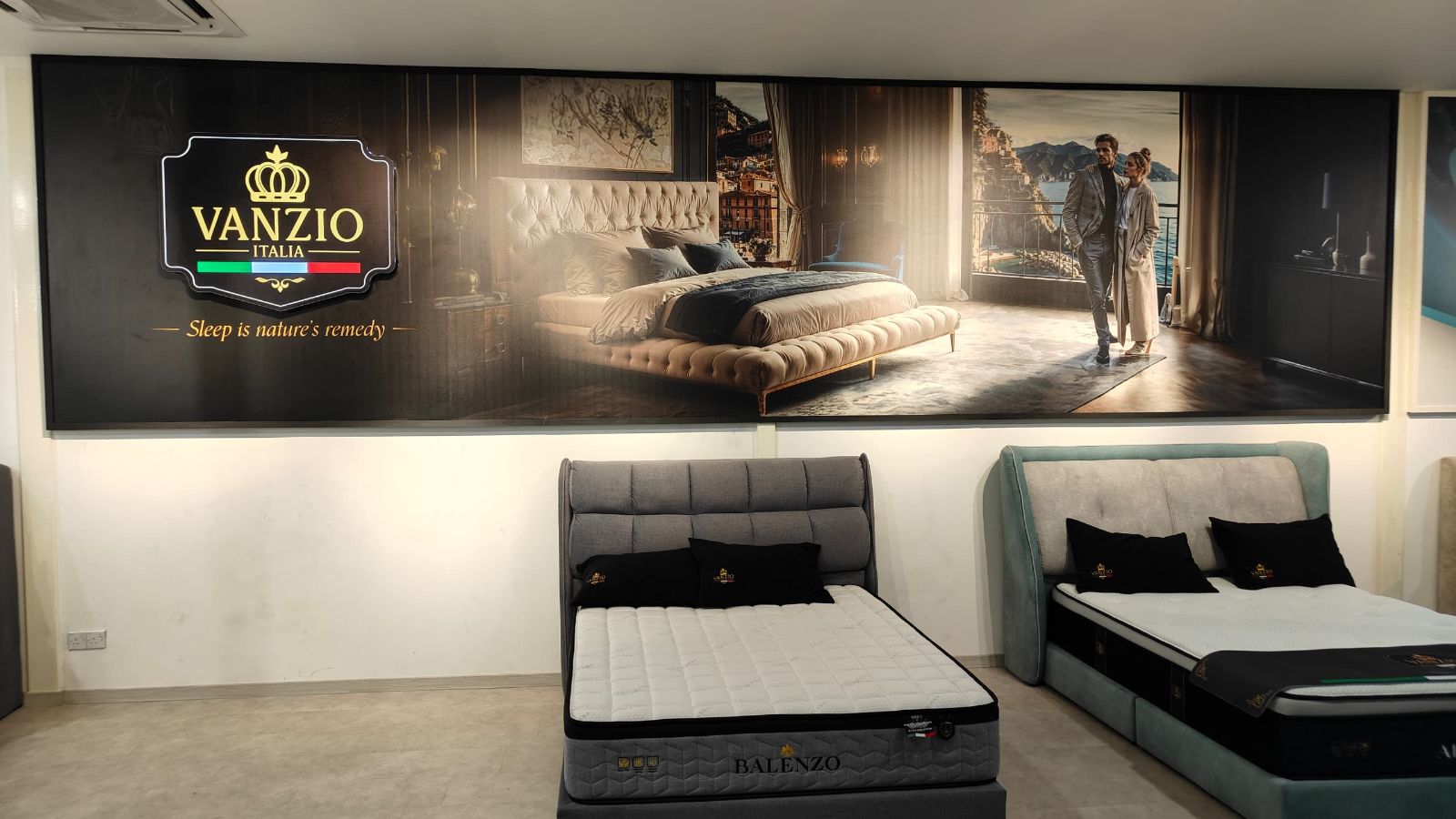 Print Custom Backdrop for Retail Store at PJ, Selangor | Shop Interior Branding | Retail Display Backdrop | Wall Branding | Marketing Display | Indoor Advertising | Store Decoration 