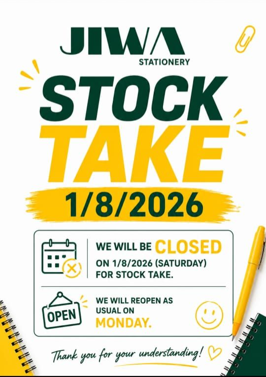 STOCK TAKE CLOSURE