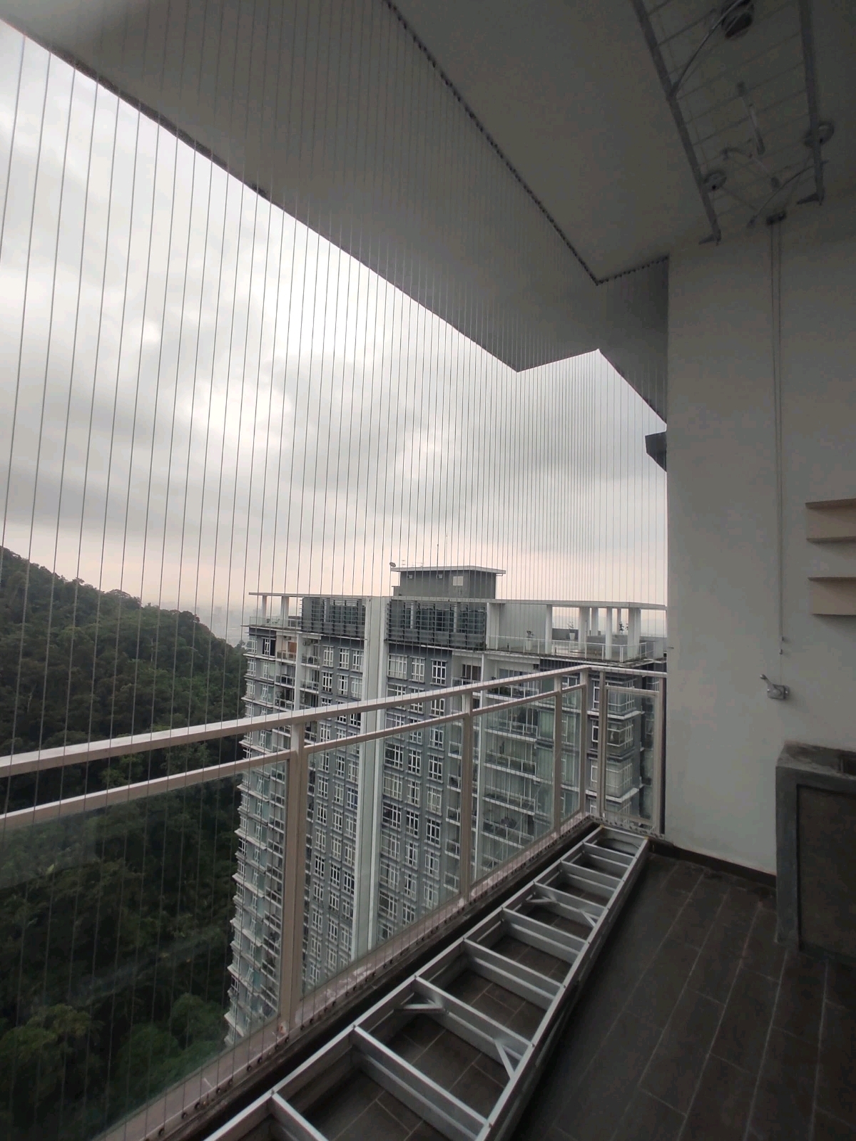 Invisible cable grille done at Foresta Damansara