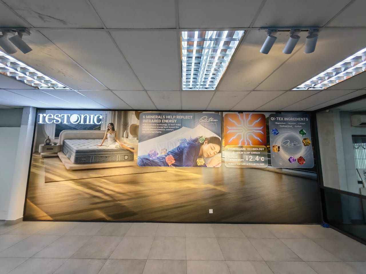 Print Custom Wall Backdrop for Retail Store at Sungai Buloh, Selangor | Shop Display | Brand Activation | Store Wall Display | Shop Decoration | Brand Display
