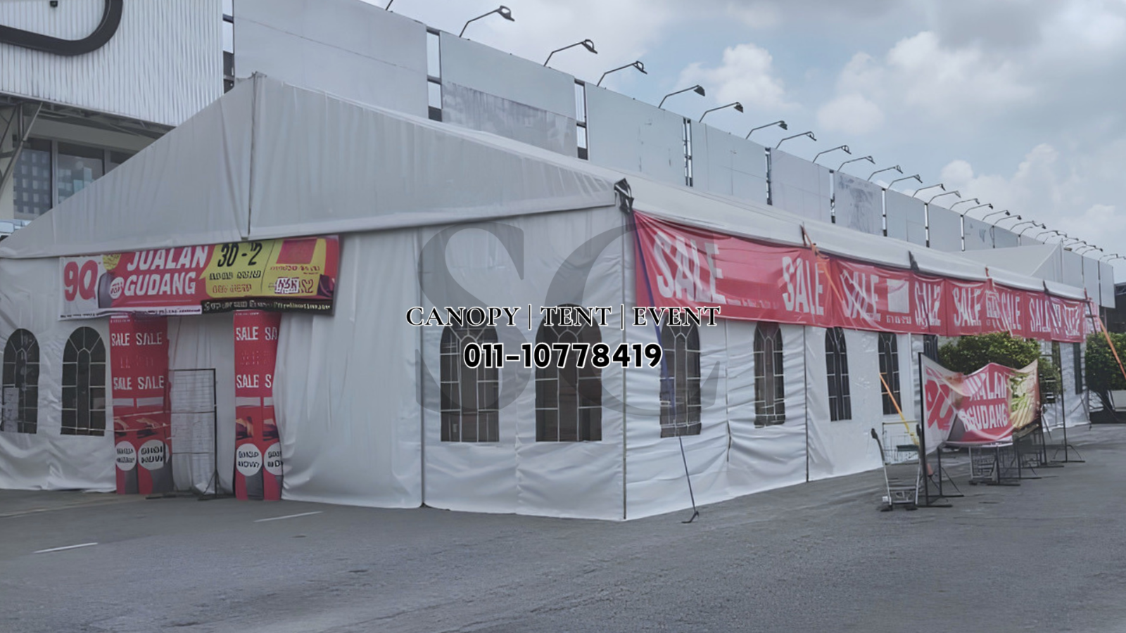 Build Commercial Canopy 商业天篷搭建
