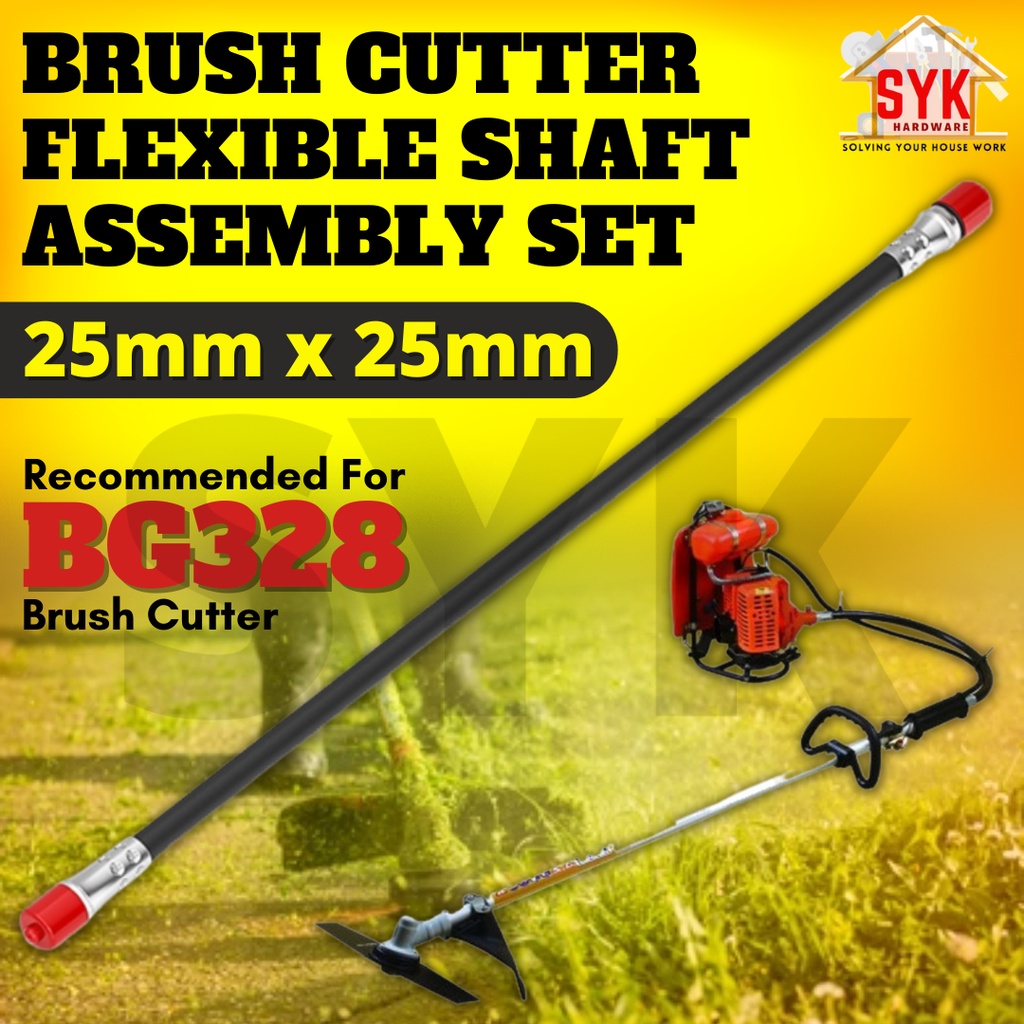 SYK 1Pcs BG328 Brush Cutter Flexible Shaft Outer Assembly Spare Part Brush Cutter Shaft Outer Cable Hitam Mesin Rumput